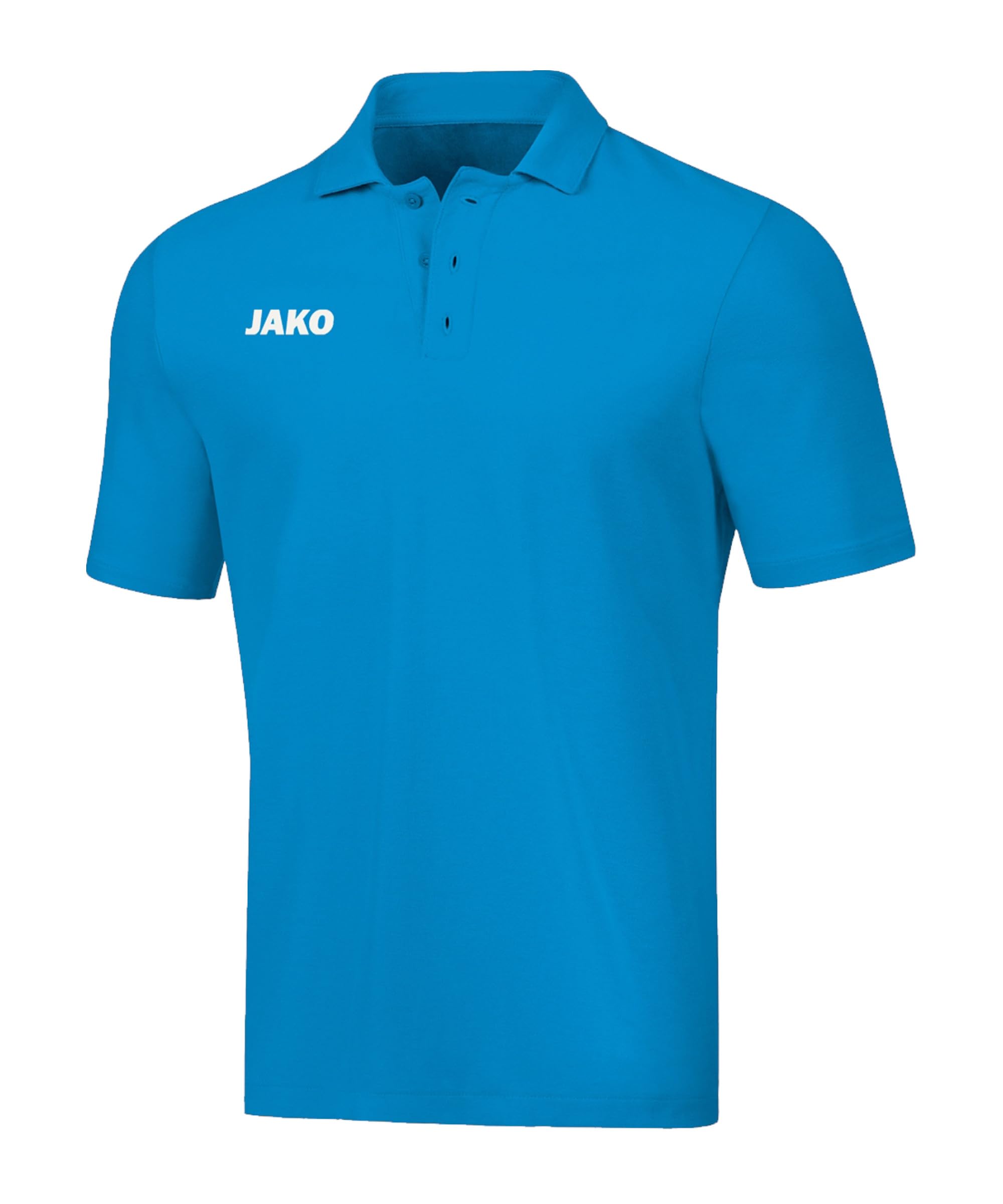jako-base-polo-kinder-140-jako-blau-bio-baumwolle image 1