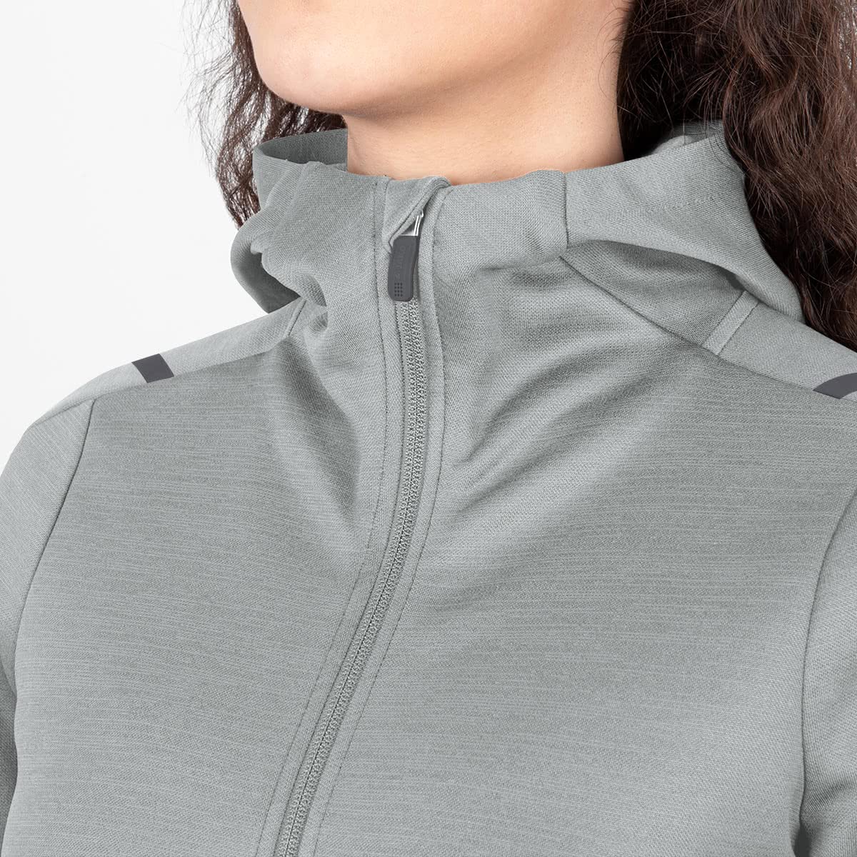 jako-challenge-kapuzenjacke-damen-schwarz-meliert-wei image 6