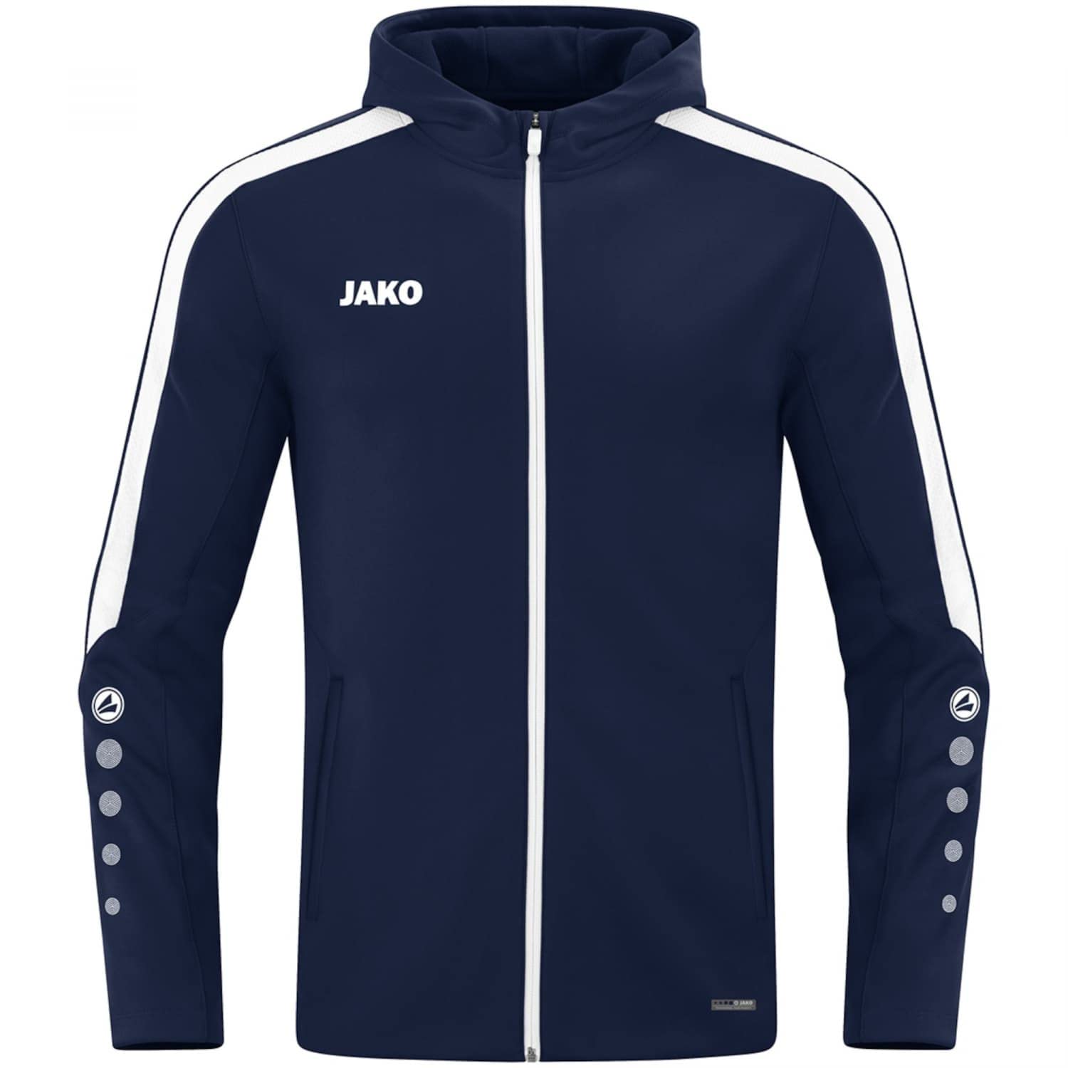 jako-power-kapuzenjacke-damen-marine-fleece image 6