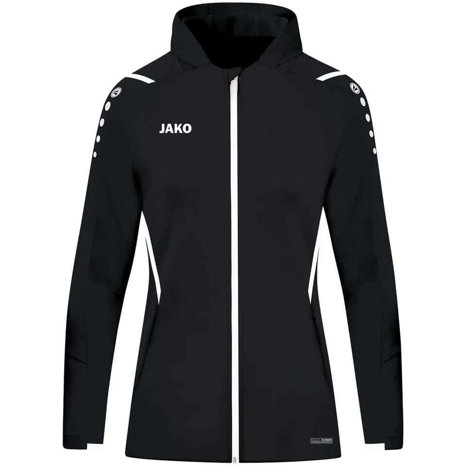 jako-challenge-trainingsjacke-mit-kapuze-schwarz-citro-gr-36 image 1