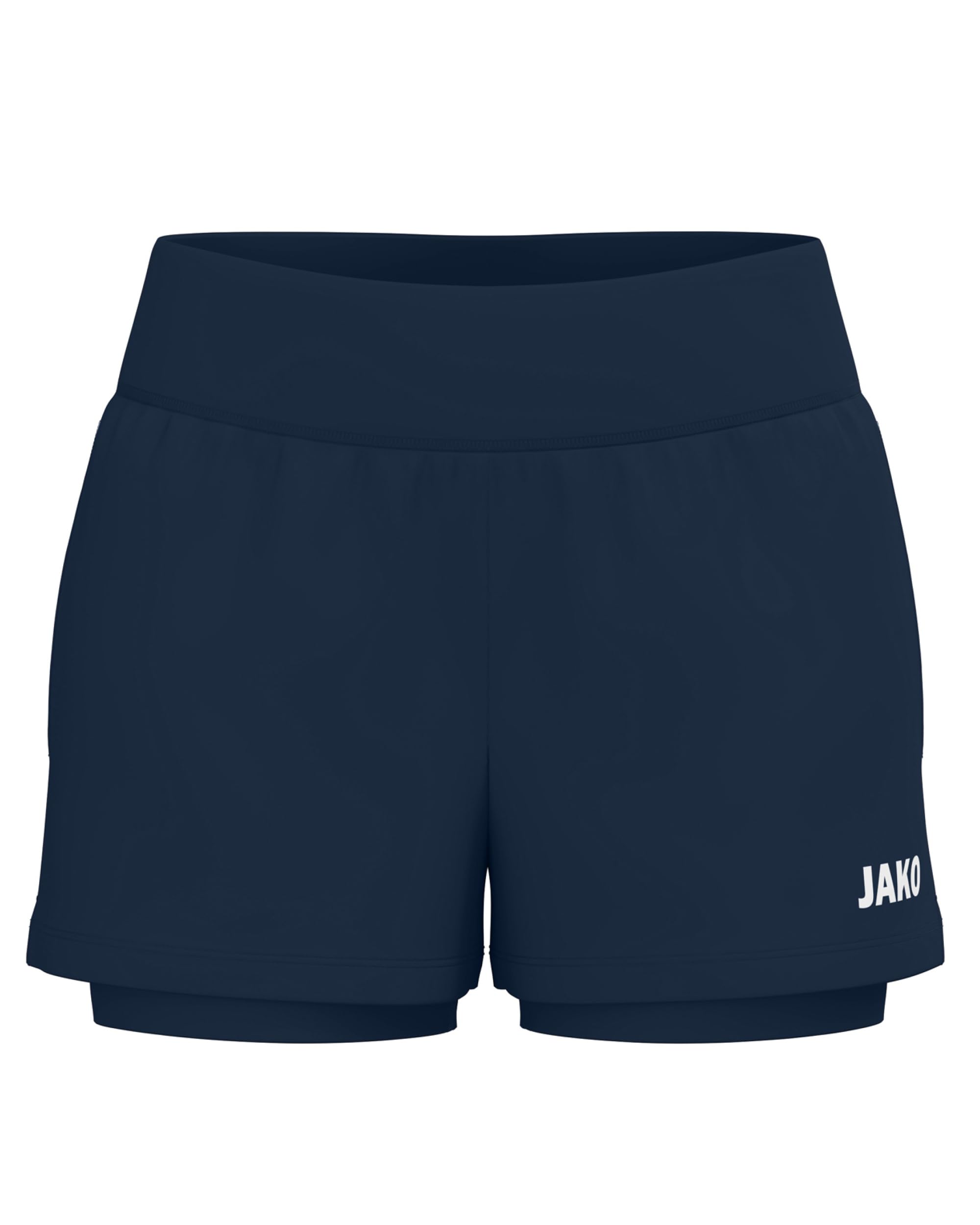 jako-one-damen-2-in-1-shorts-marine-34-atmungsaktiv image 1