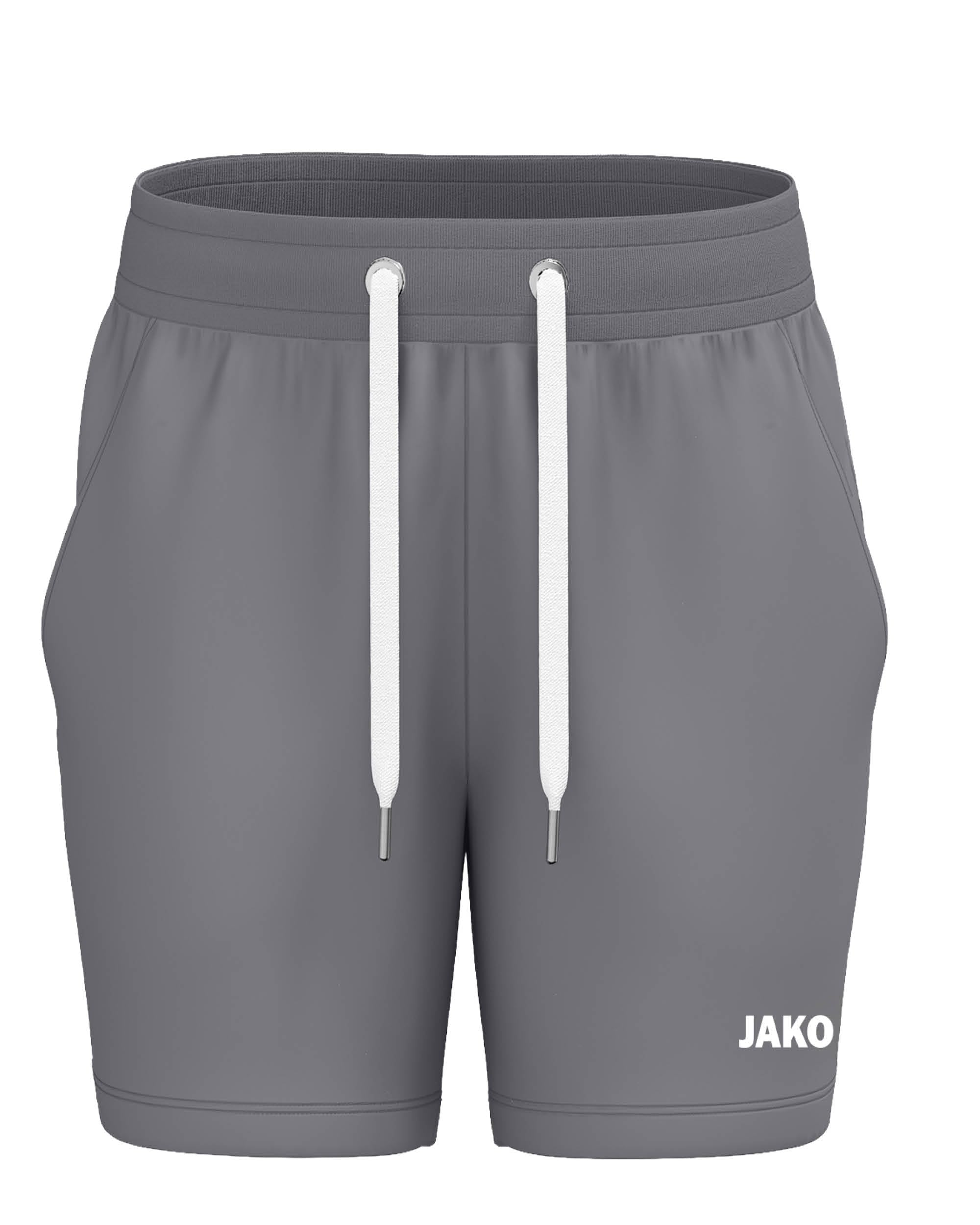 jako-one-cotton-joggingshorts-damen-34-grau image 1