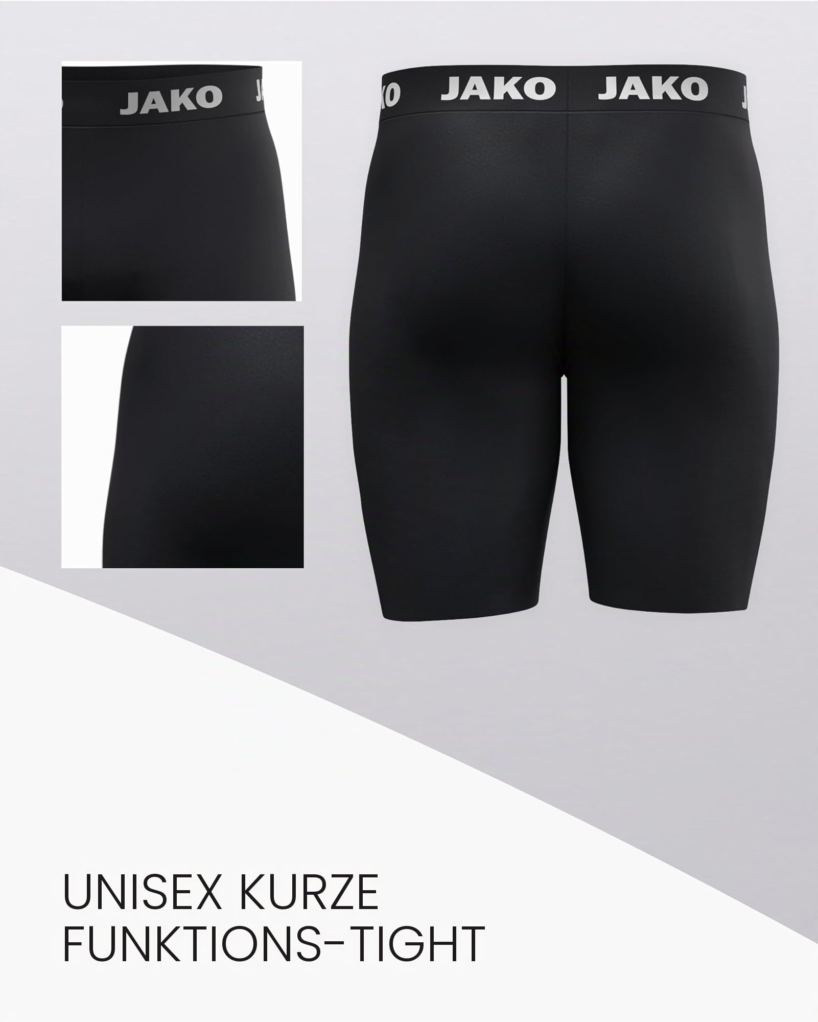 jako-base-tight-function-short-herren-schwarz-m-keepdry image 3