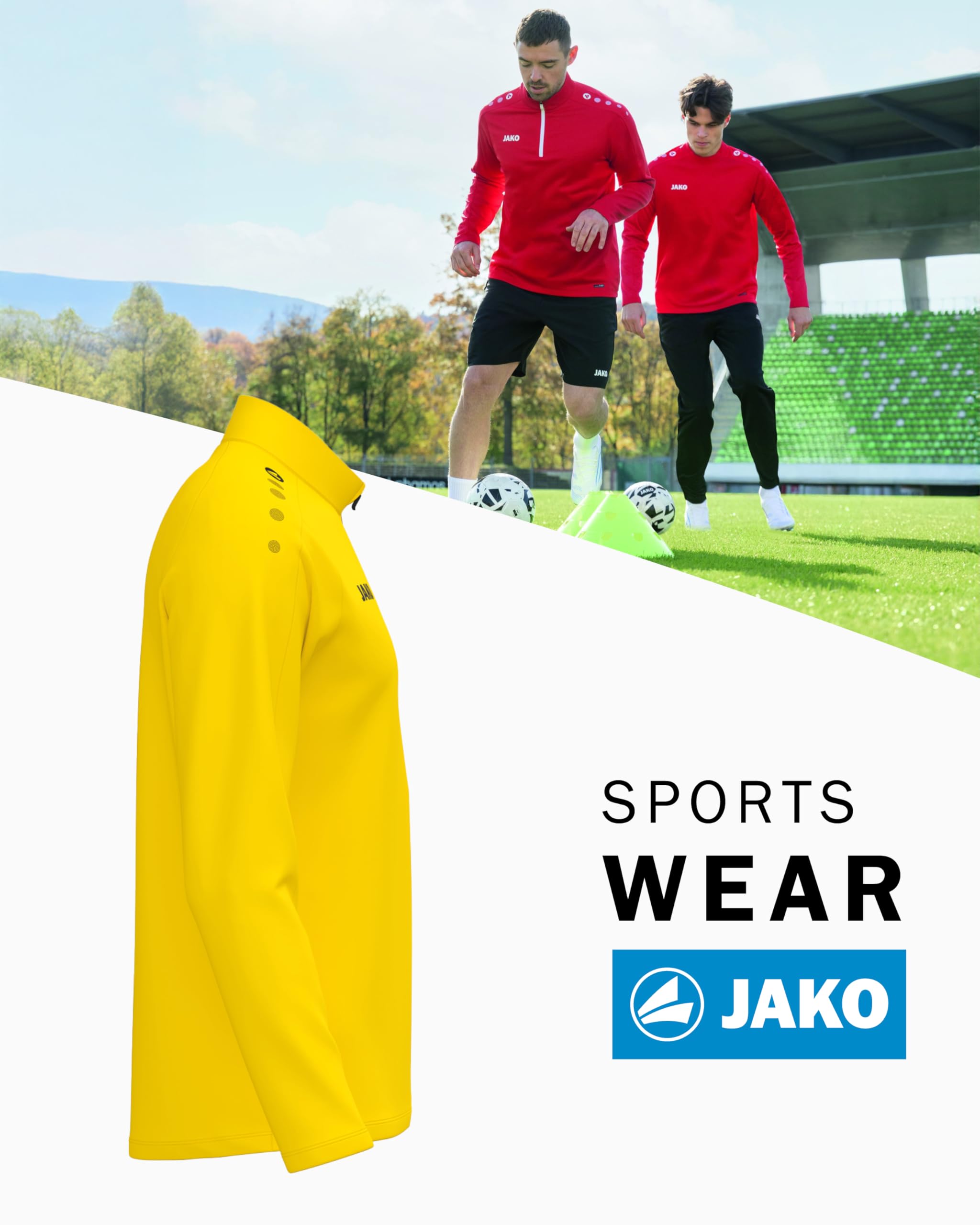 jako-one-zip-top-unisex-wei-micro-fleece-atmungsaktiv image 3