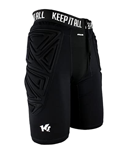keepersport-unterziehhose-profi-kurz-gepolstert-schwarz image 7