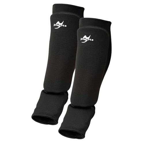 ju-sports-schienbeinschoner-spann-xl-schwarz-baumwolle image 7