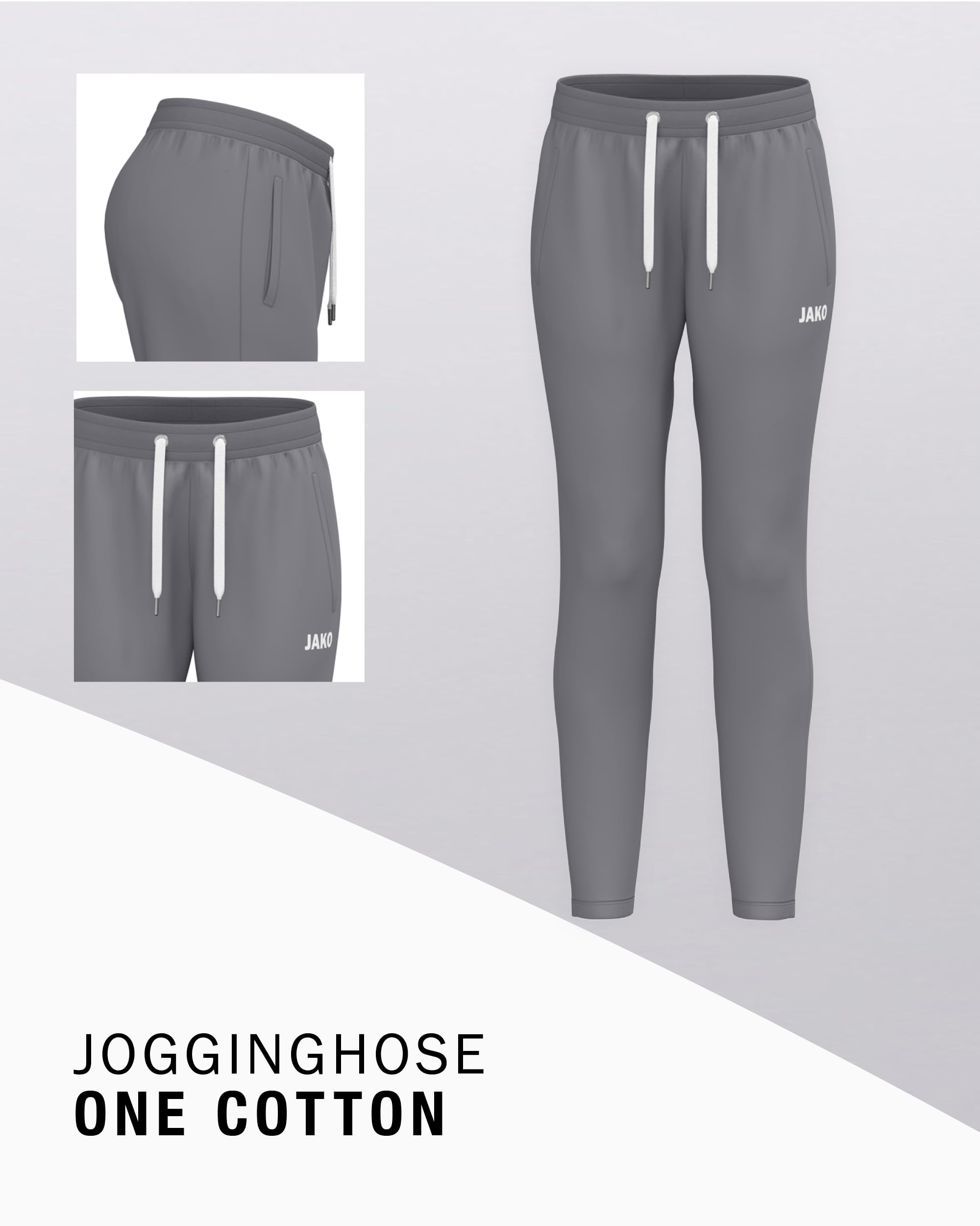 jako-one-jogginghose-damen-baumwolle-gr-38-schwarz image 3