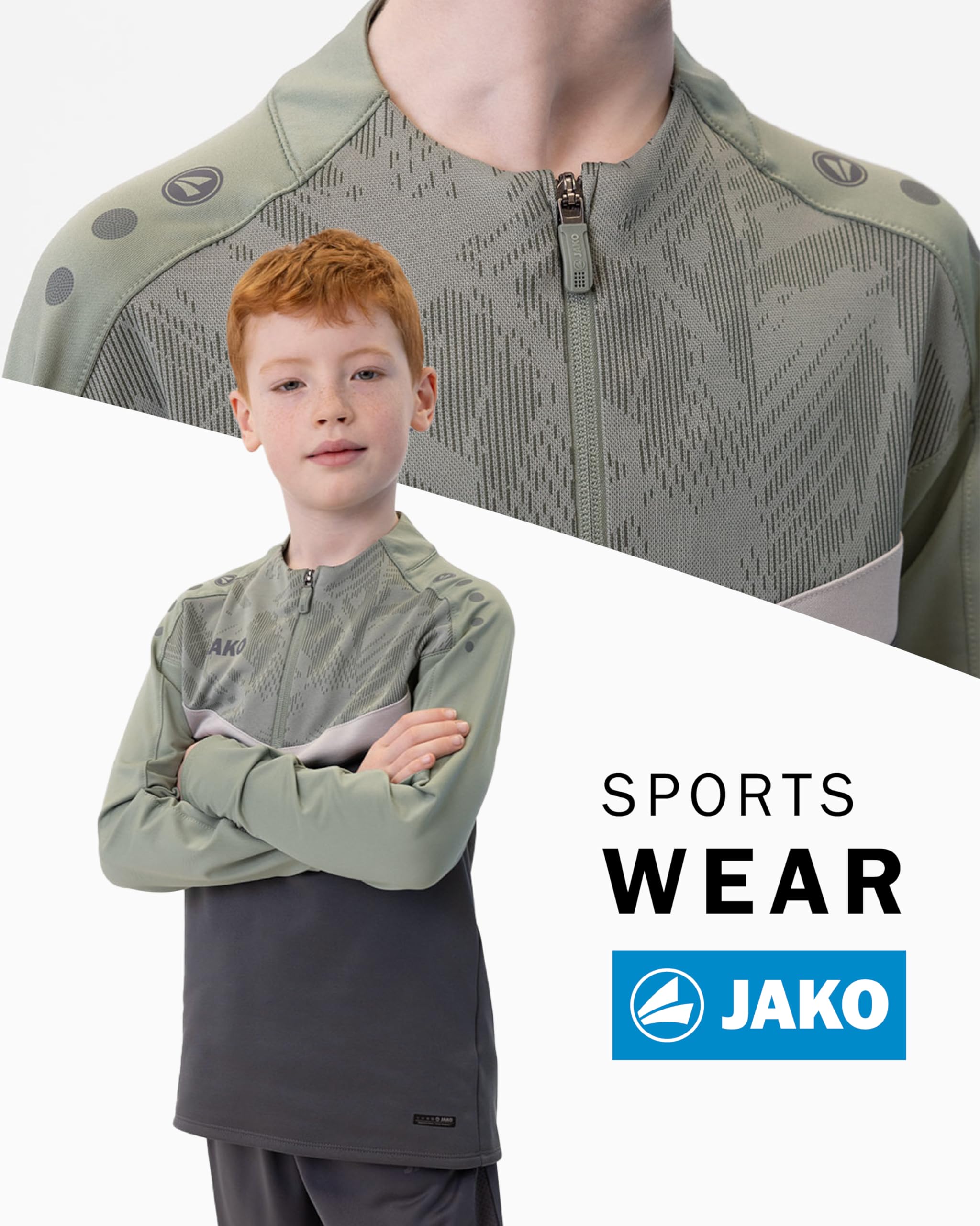 jako-iconic-halfzip-sweatshirt-herren-gr-s-mit-kragen image 2