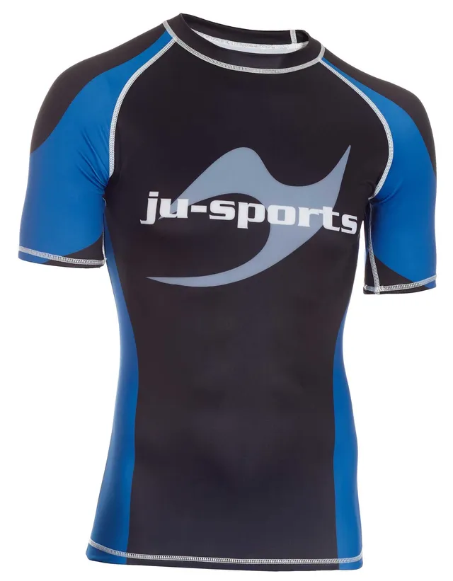 ju-sports-rank-rashguard-pro-kurzarm-rashguard-blau image 1