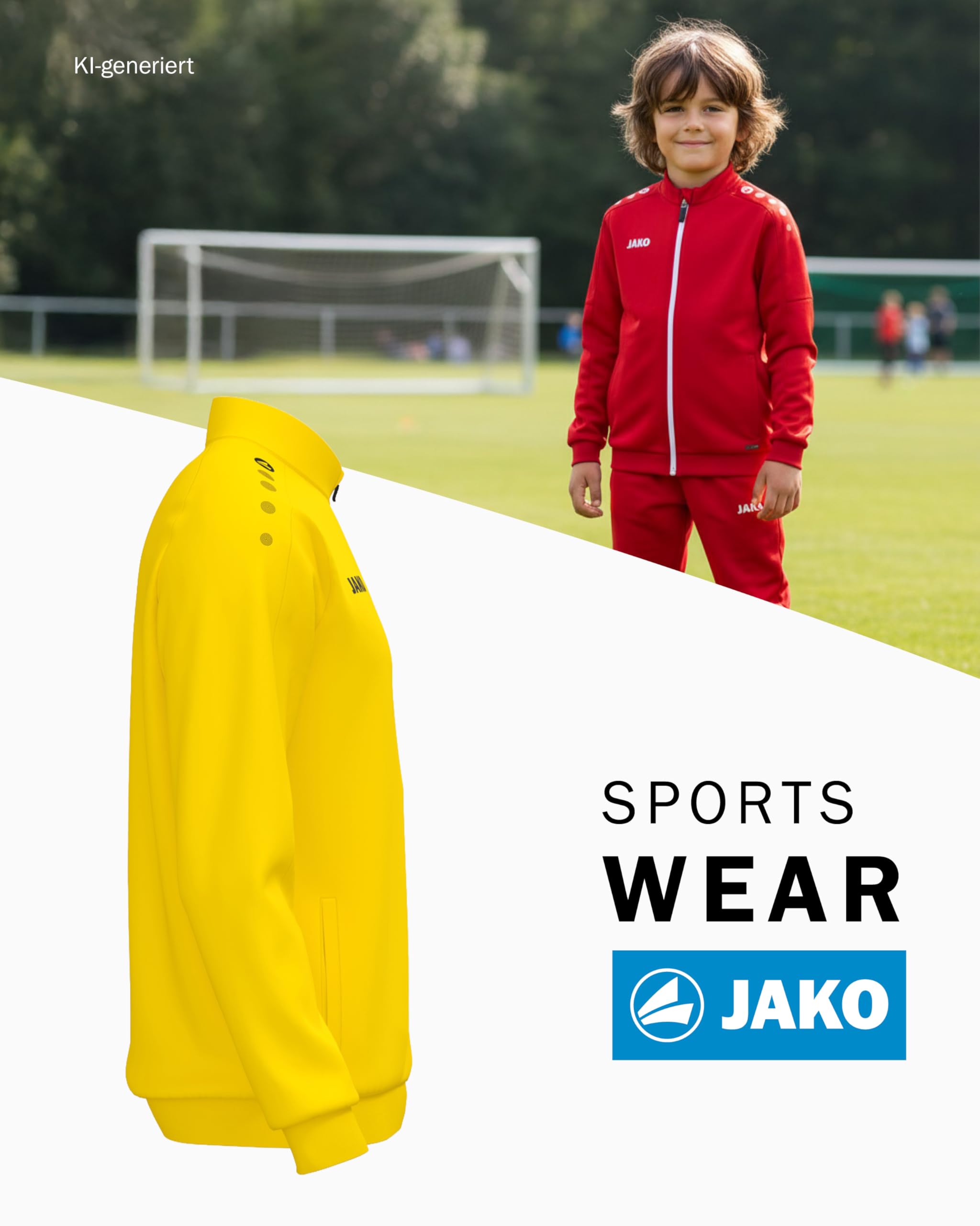 jako-one-polyesteranzug-kinder-recycelt-keep-dry image 2