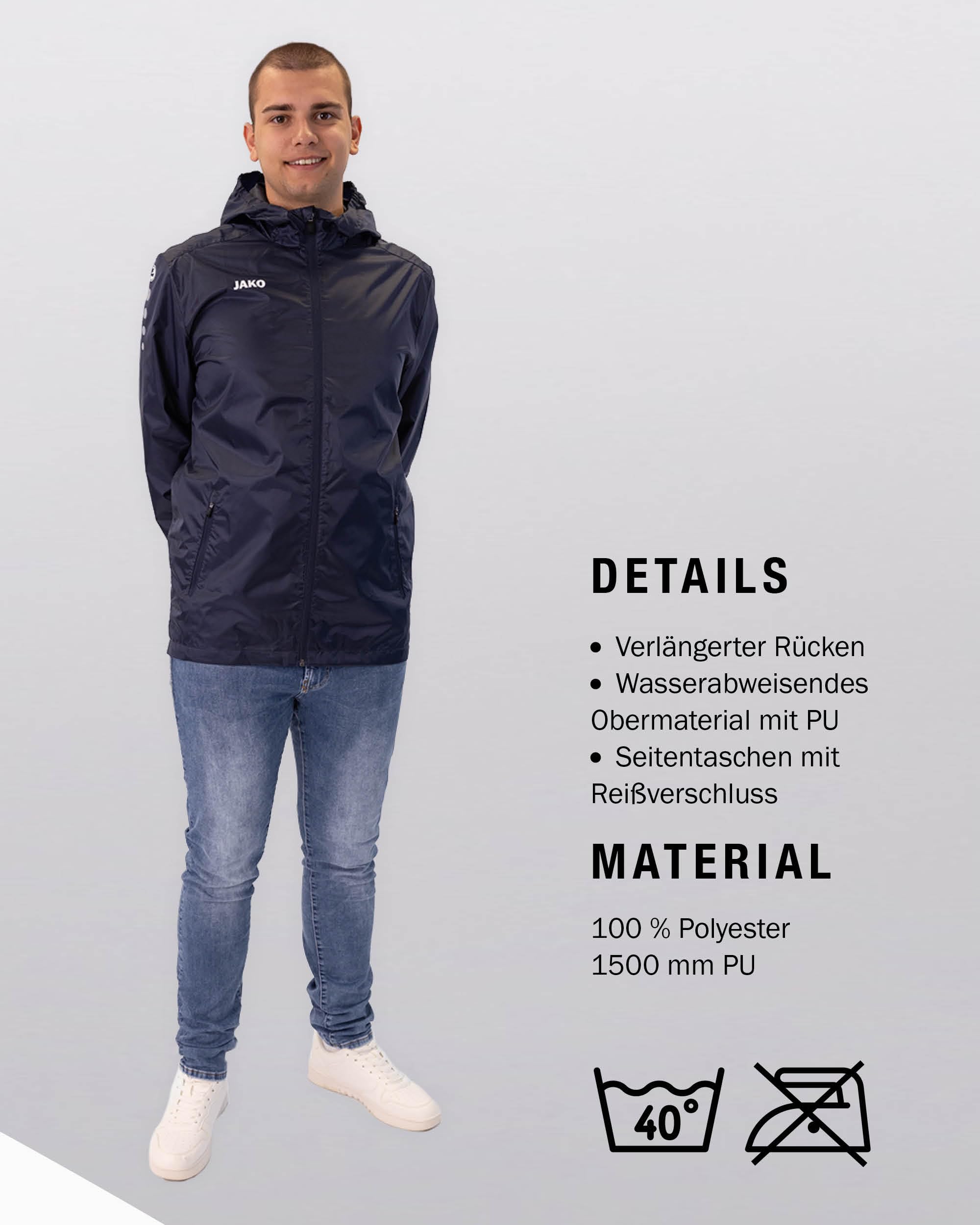jako-team-2-0-allwetterjacke-herren-marine-wasserabweisend image 5