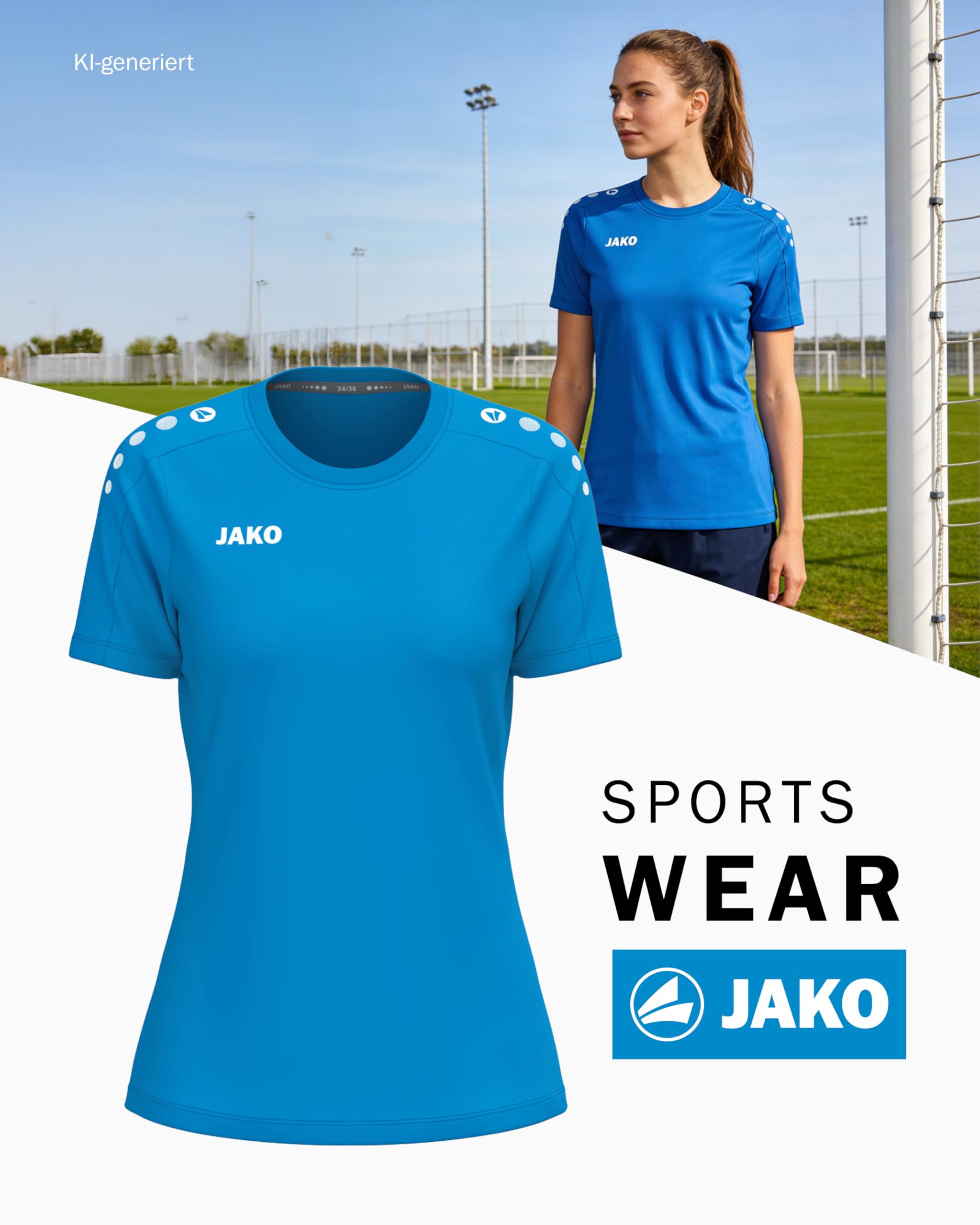 jako-one-t-shirt-damen-blau-baumwolle-femininer-schnitt image 3