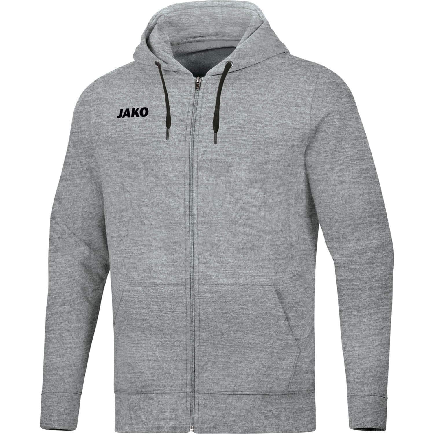 jako-base-damen-kapuzenjacke-schwarz-gr-38-bio-baumwolle image 2