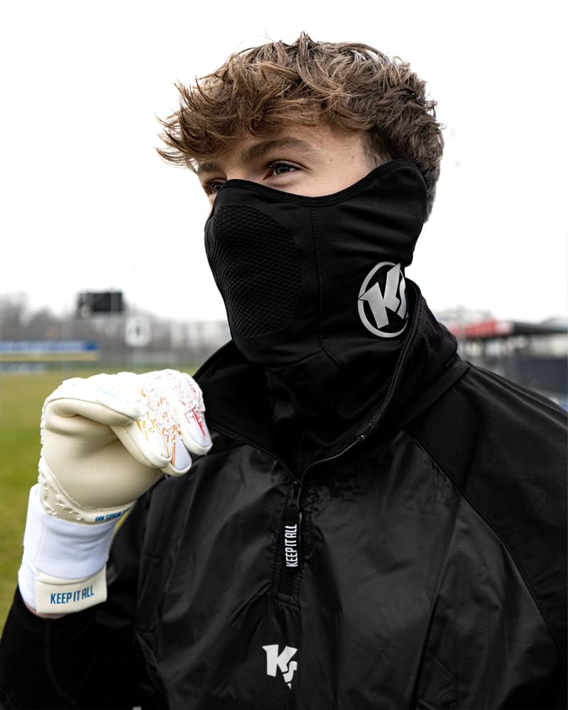 keepersport-snood-schlauchschal-mit-ohrenschutz-schwarz image 1