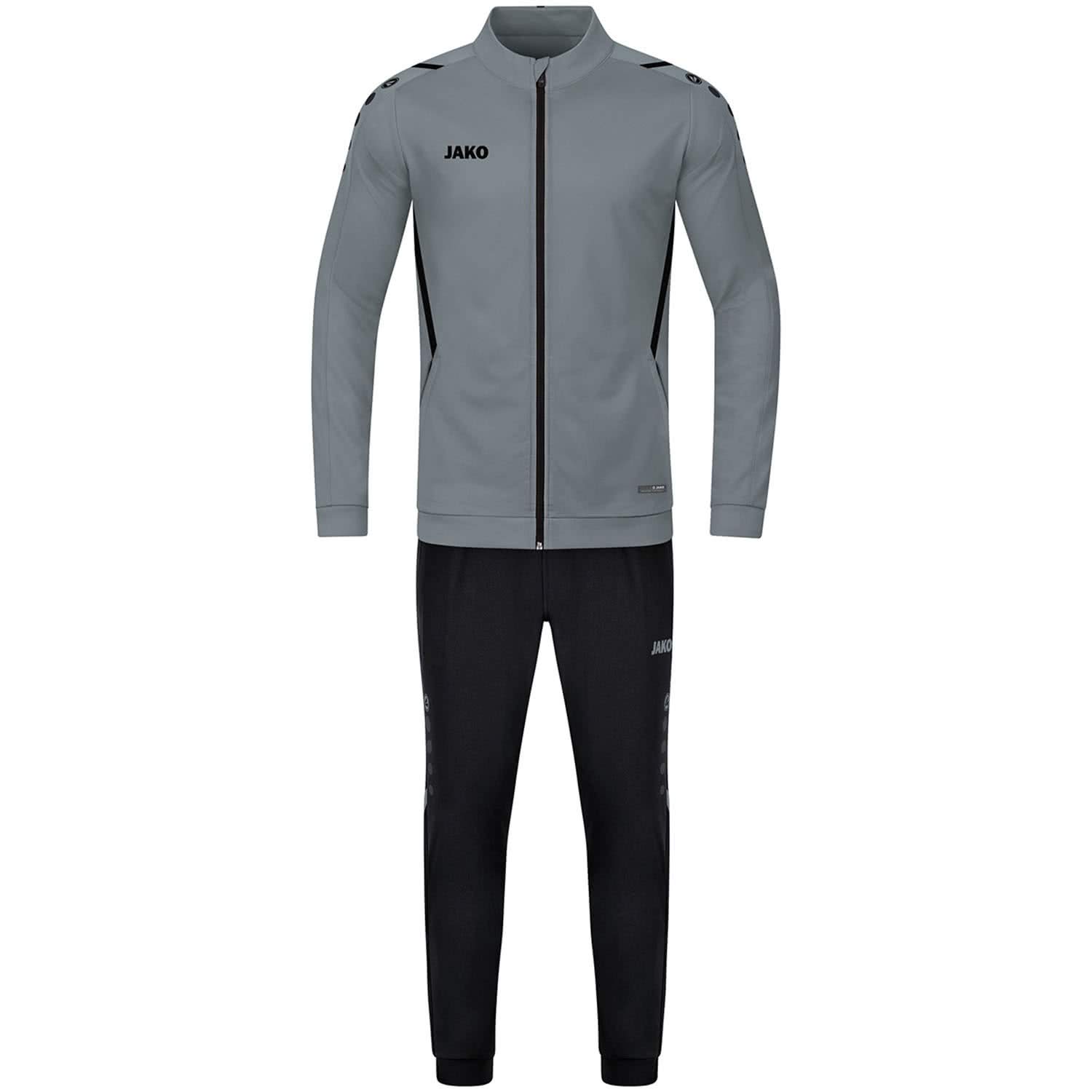 jako-challenge-trainingsanzug-herren-l-schwarz-wei-polyester image 4