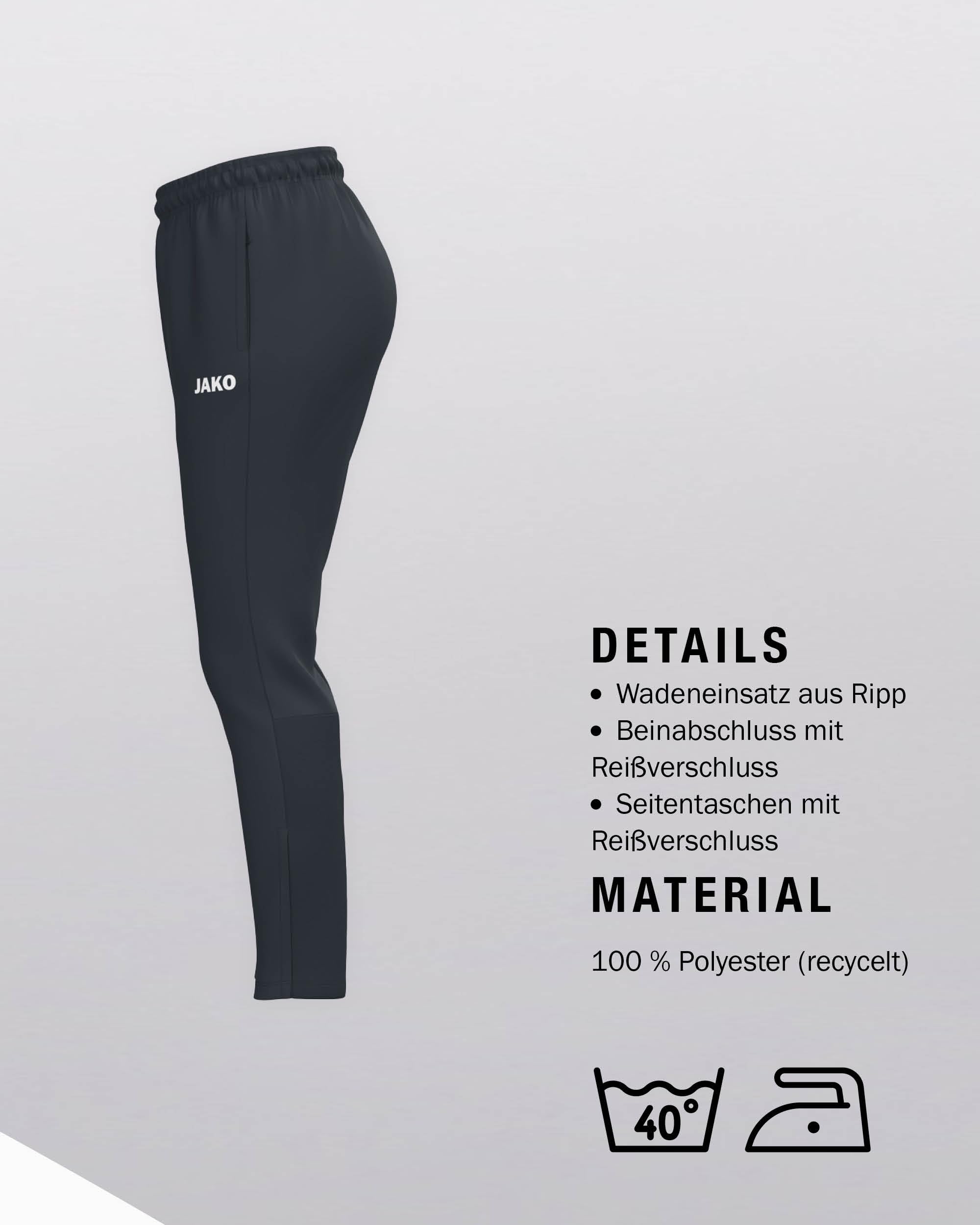 jako-one-damen-trainingshose-34-anthrazit-rei-verschluss image 4