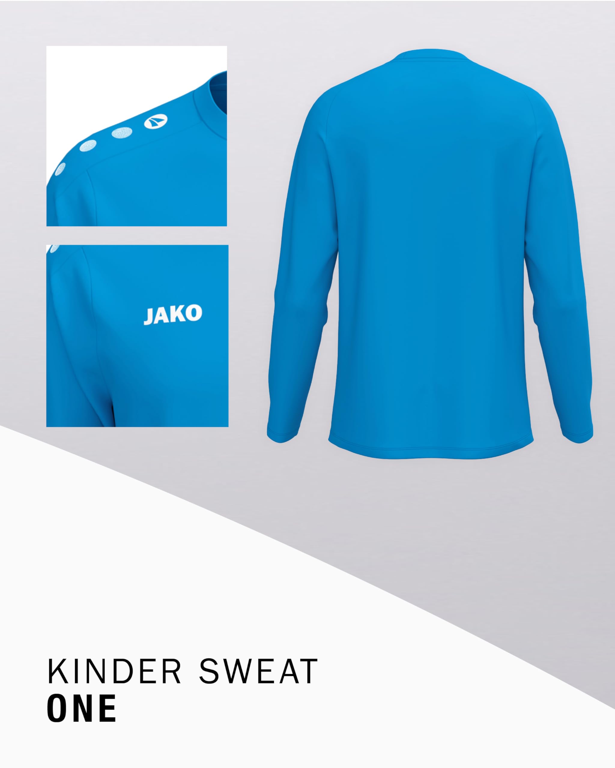 jako-one-sweatshirt-kinder-wei-116-mit-micro-fleece image 4