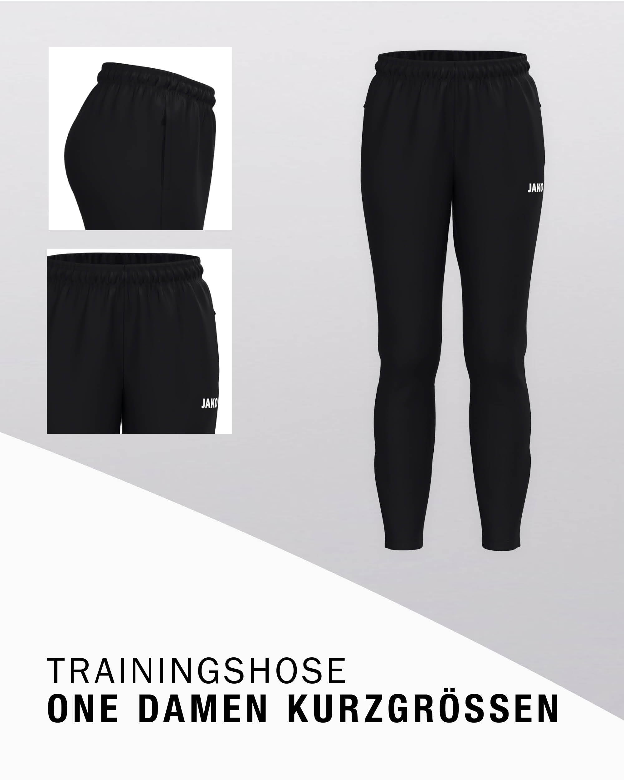 jako-one-trainingshose-damen-kurzgr-e-schwarz-polyester image 3