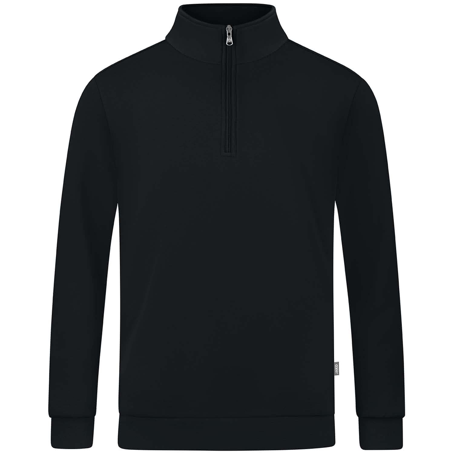 jako-base-ziptop-baumwolle-schwarz-stehkragen-unisex image 6