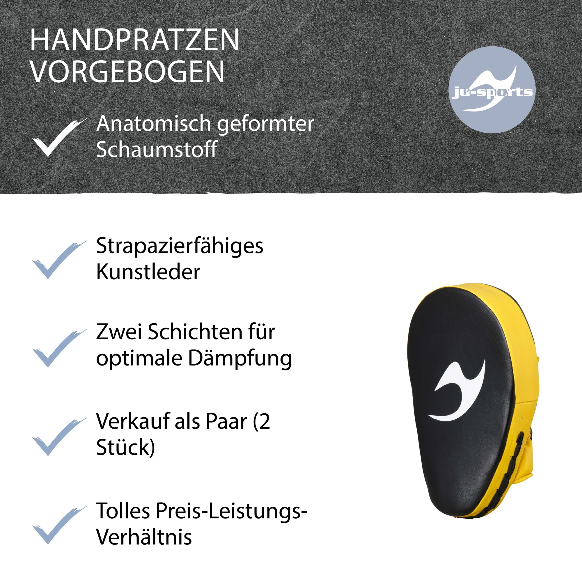 ju-sports-curved-handpratzen-gelb-schwarz-kunstleder-paar image 5