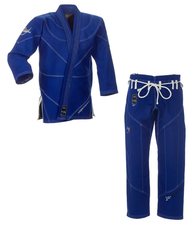 ju-sports-supernova-bjj-gi-anzug-blau-550g-pearl-weave-mit-bag image 1