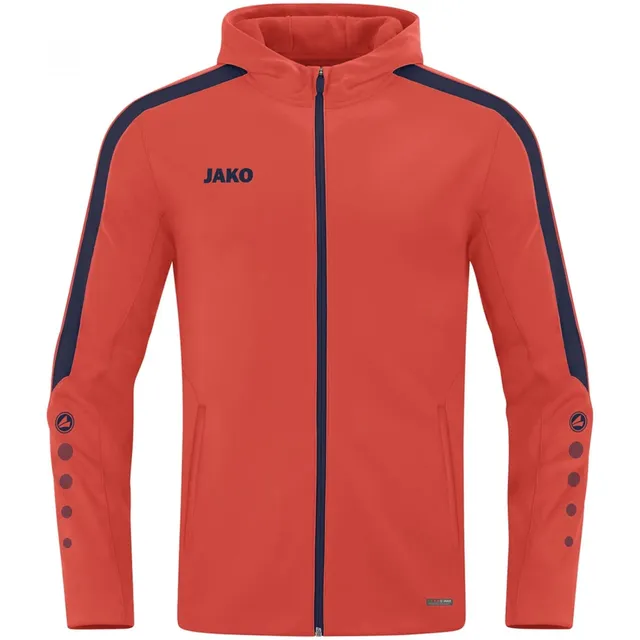 jako-power-kapuzenjacke-damen-marine-fleece image 1
