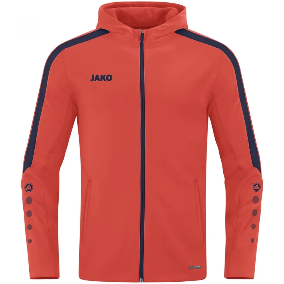 jako-power-kapuzenjacke-damen-marine-fleece image 1