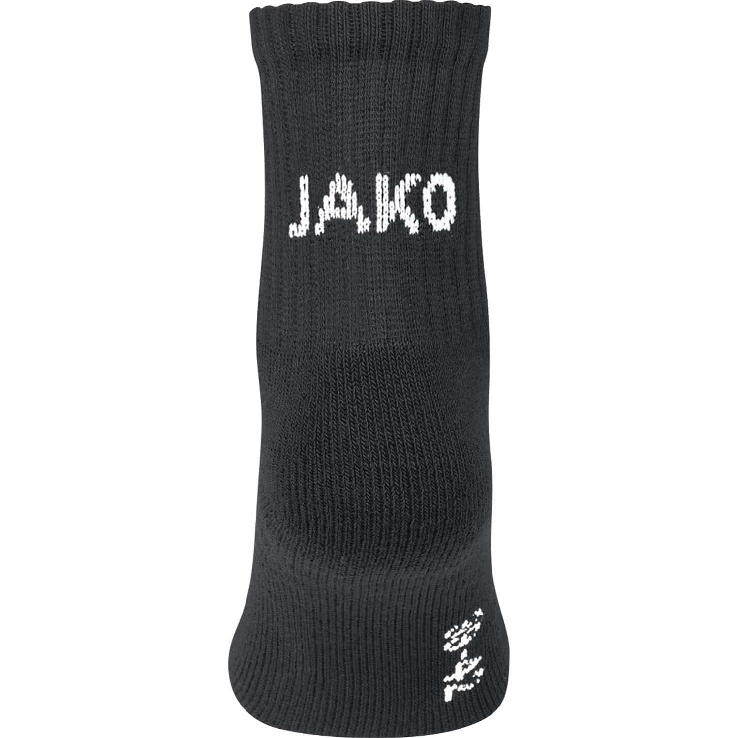 jako-glasgow-2-0-sportsocken-kurz-schwarz-35-38-3er image 2