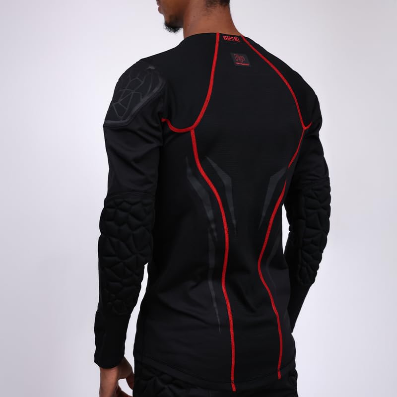 keepersport-powerpadded-thermoskin-unterziehtshirt-l-mit-ellbogenpolster image 3
