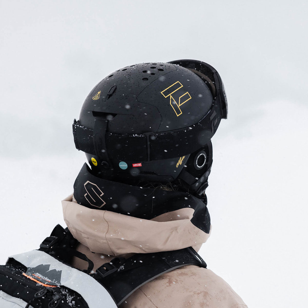 flaxta-deep-space-alpha-mips-skihelm-schwarz-s-m-mips image 2