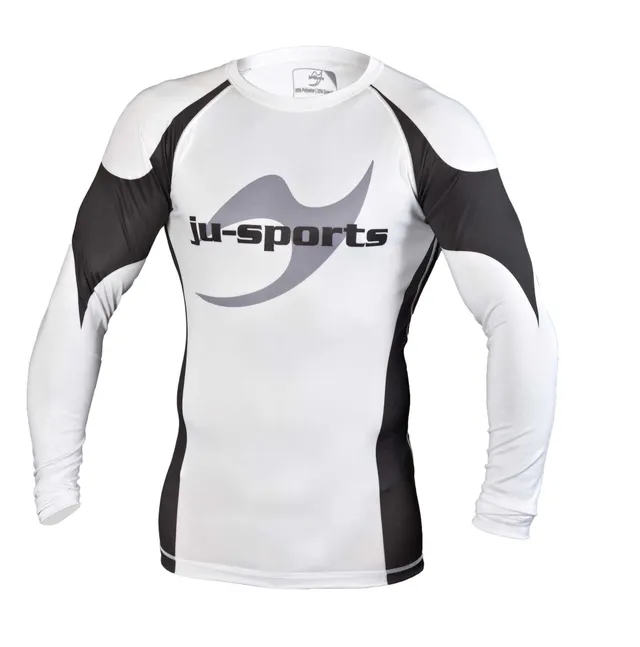 ju-sports-rashguard-pro-c13-langarm-wei-kompression-gr-l image 1