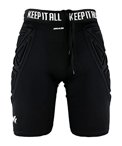 keepersport-unterziehhose-profi-kurz-gepolstert-schwarz image 4
