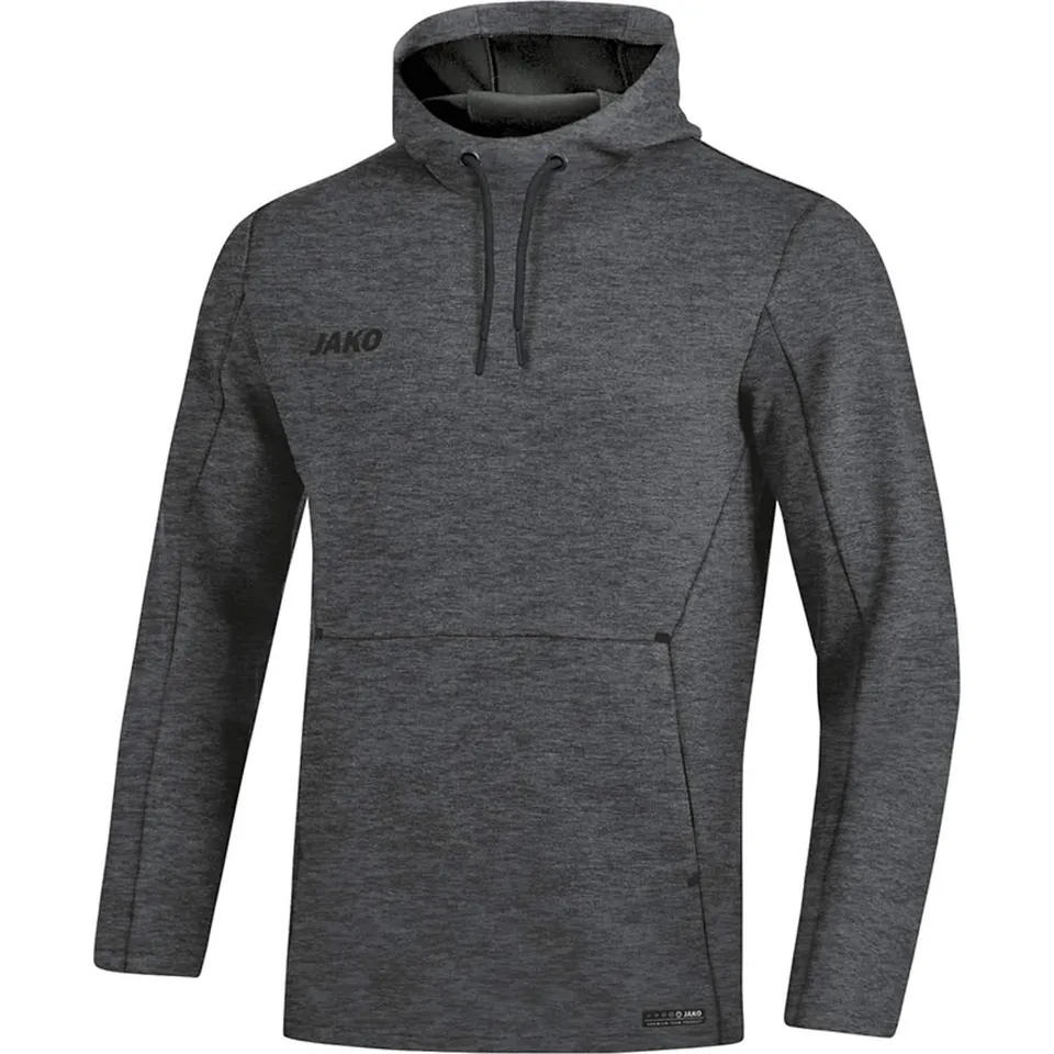 jako-premium-basics-kapuzenhoodie-herren-marine-meliert image 1