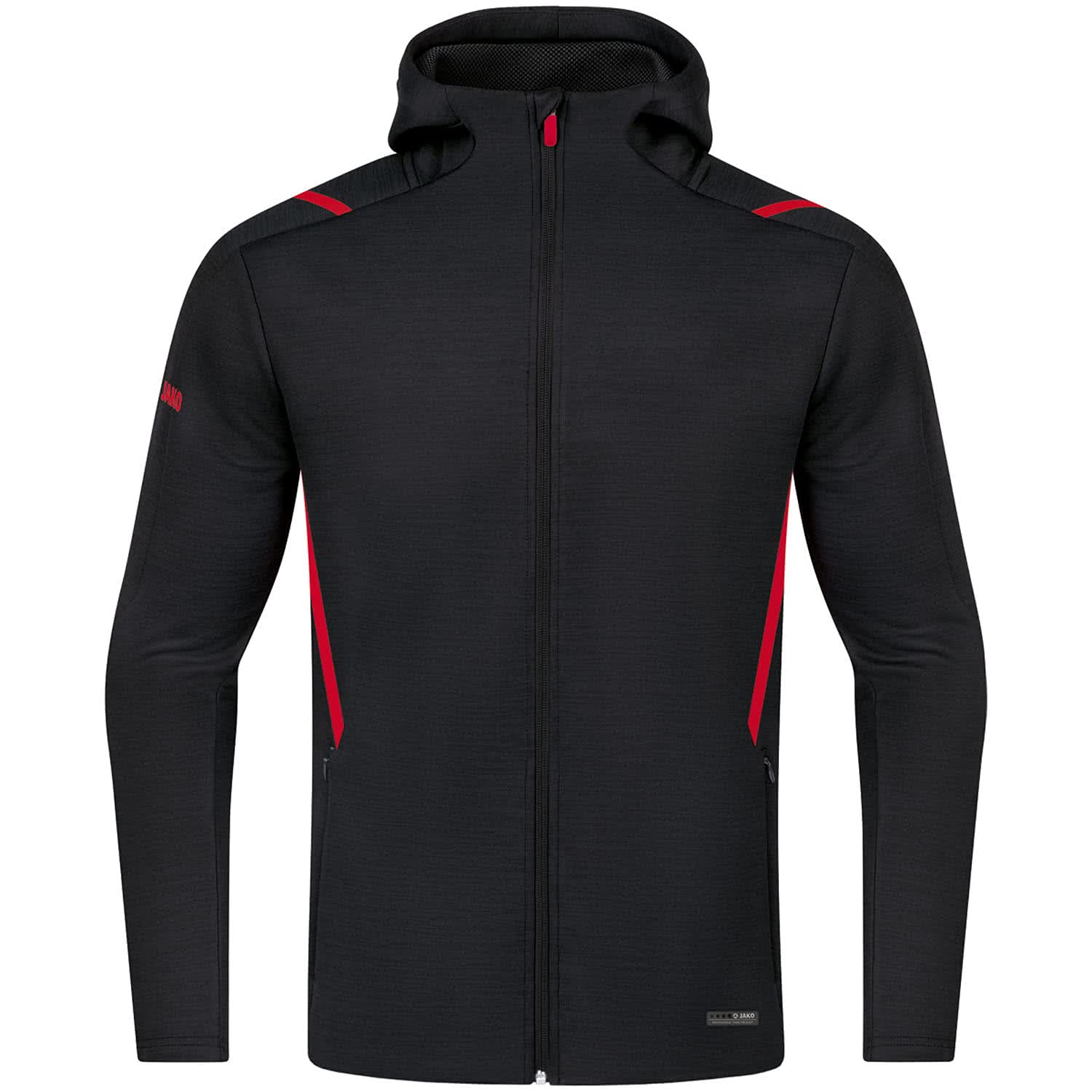 jako-challenge-kapuzenjacke-kinder-schwarz-wei-128 image 4