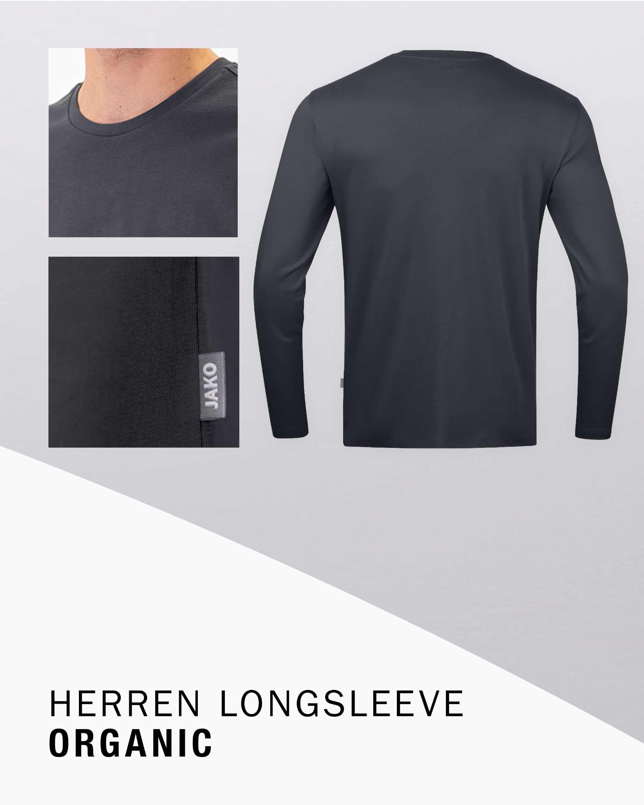 jako-base-longsleeve-organic-xs-bio-baumwolle image 4