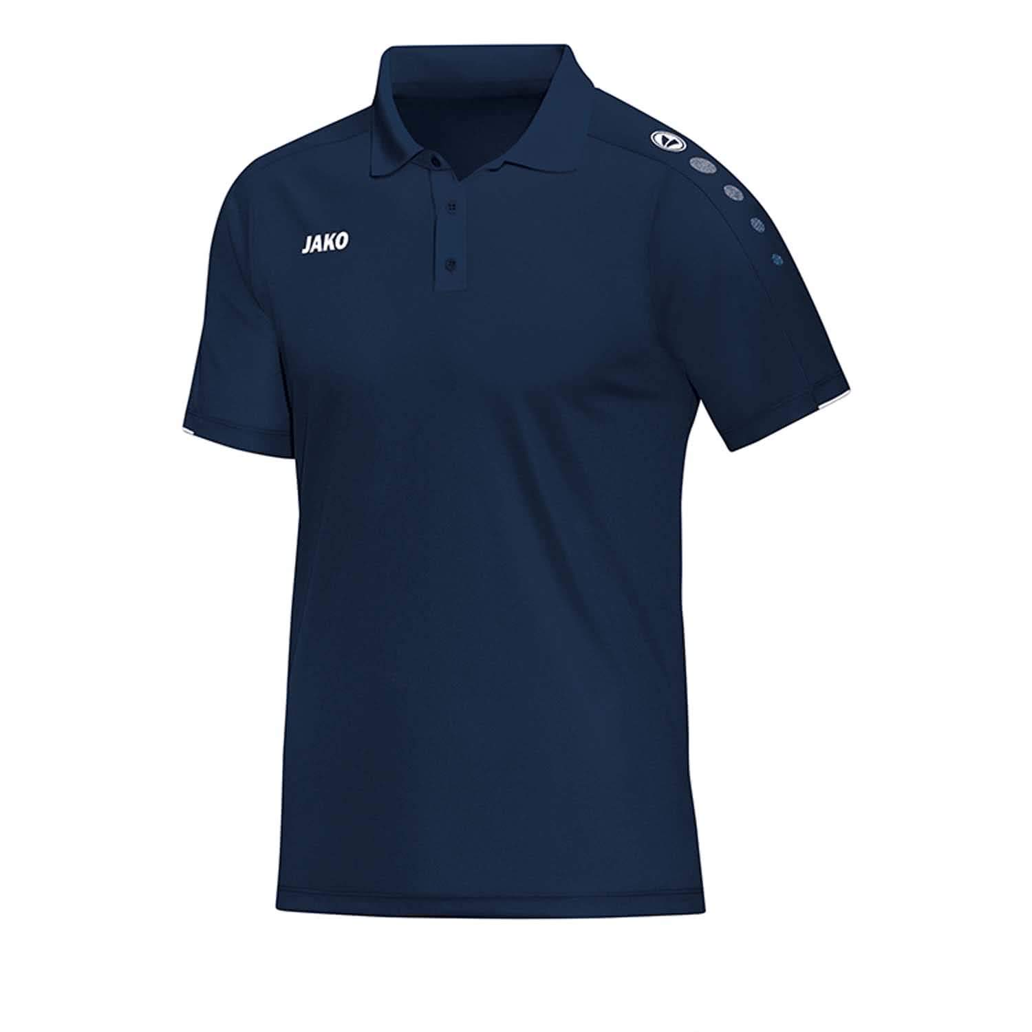 jako-classico-6350-polo-herren-marine-polyester image 1
