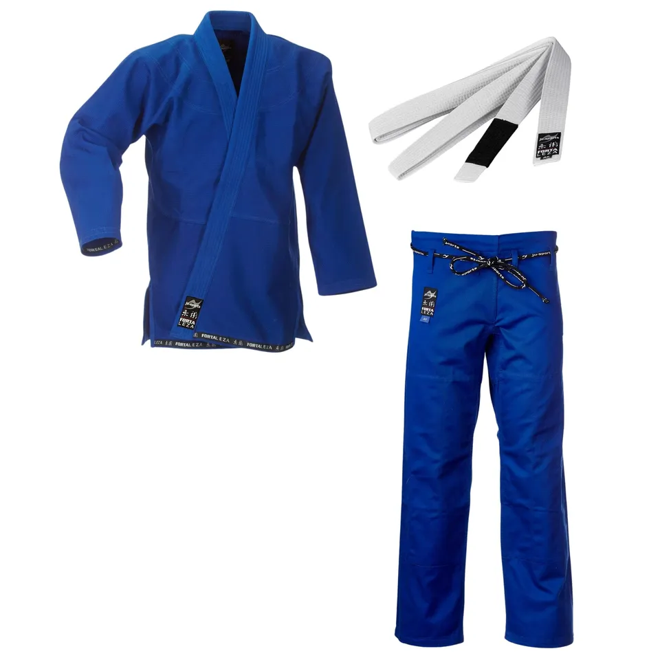 ju-sports-fortaleza-bjj-gi-blau-a2-g-rtel image 1