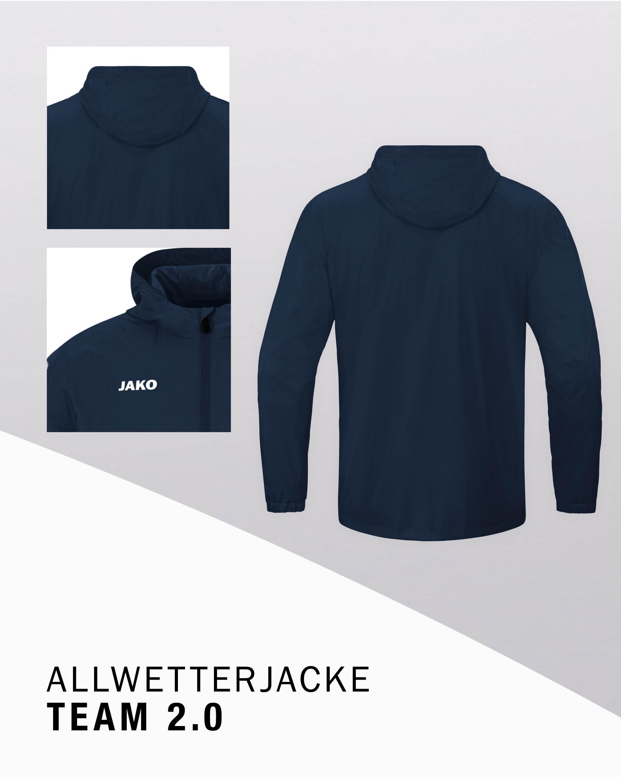 jako-team-2-0-allwetterjacke-herren-marine-wasserabweisend image 4