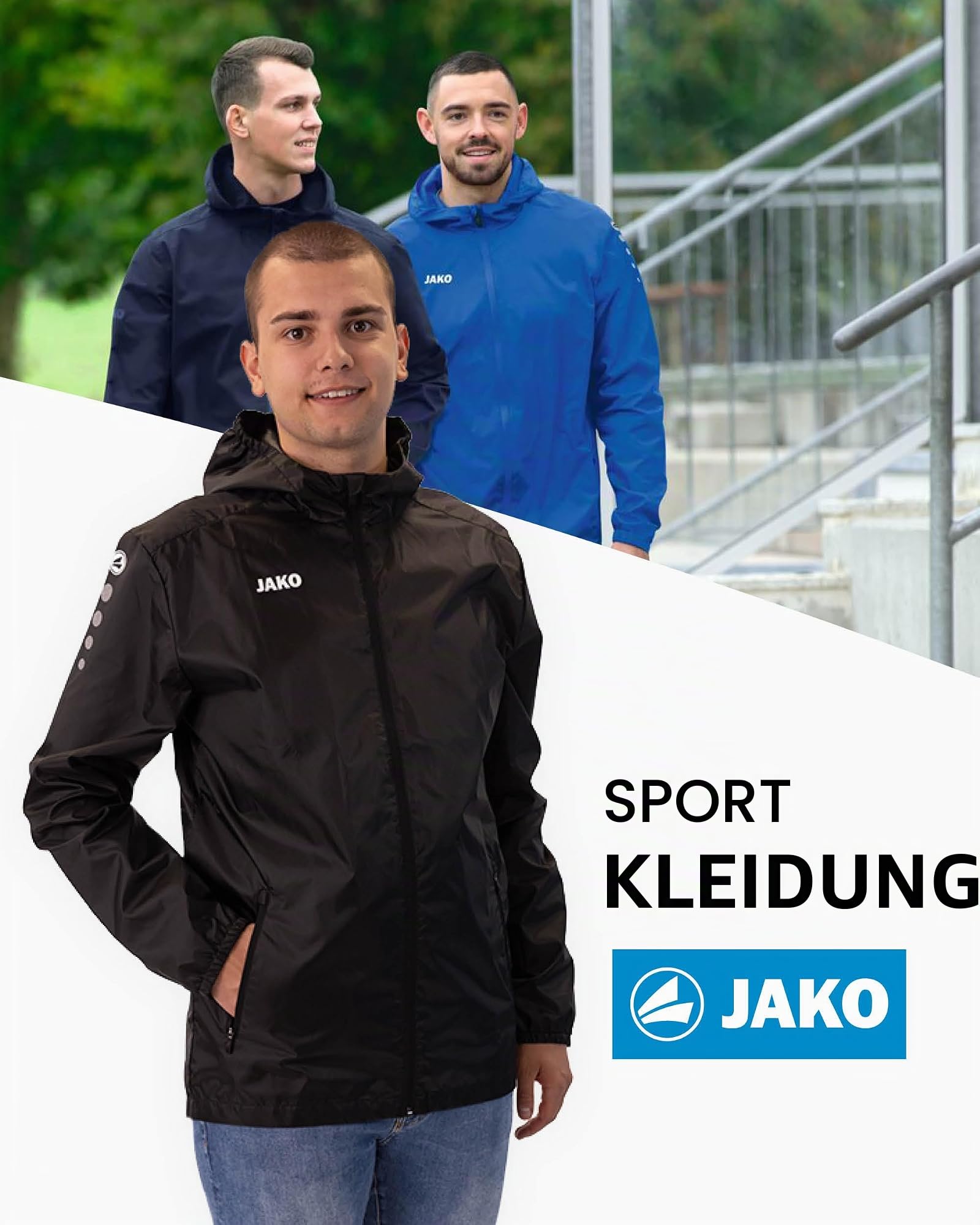 jako-team-2-0-allwetterjacke-kinder-marine-wasserabweisend image 3