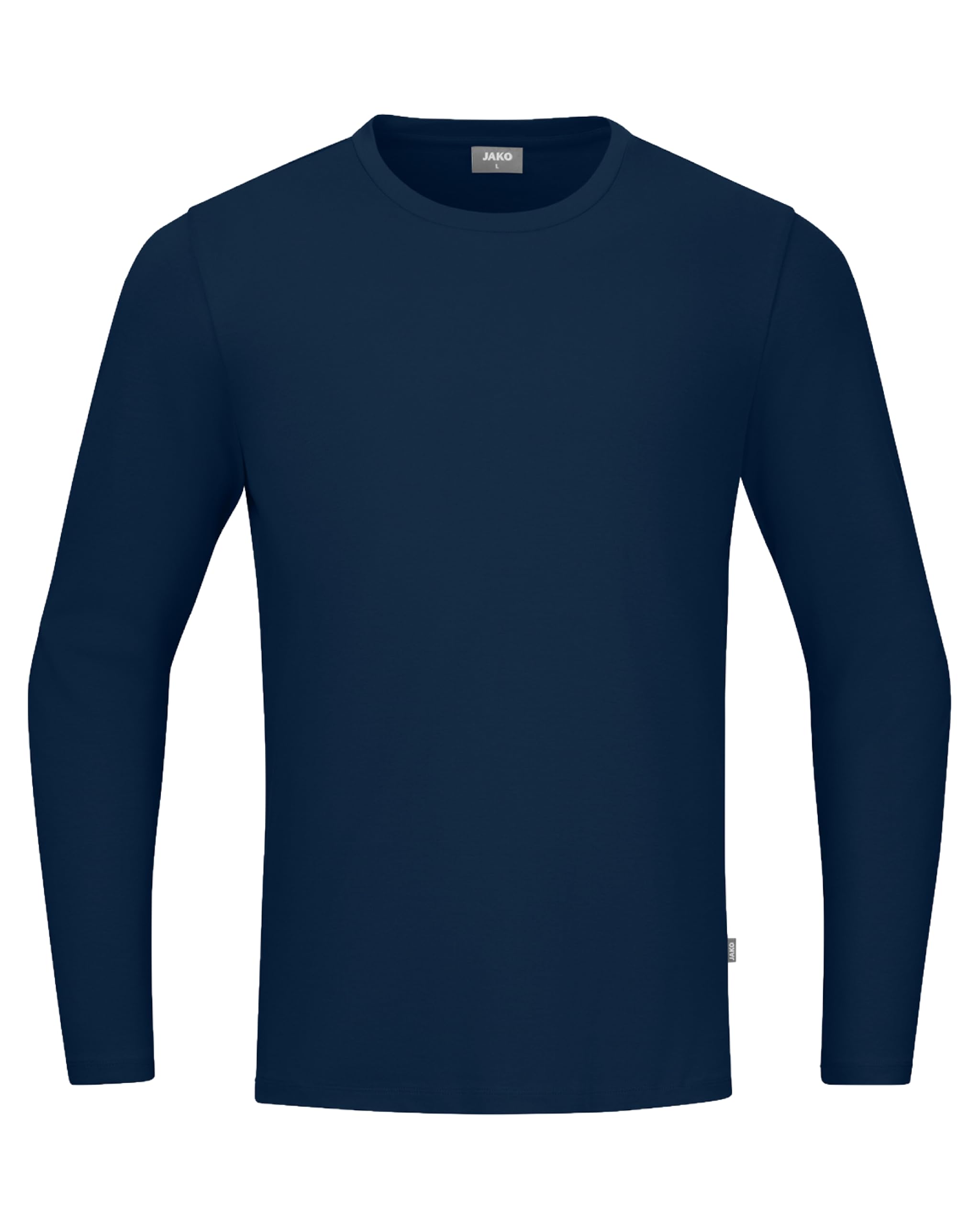 jako-base-longsleeve-organic-bio-baumwolle-wei image 1