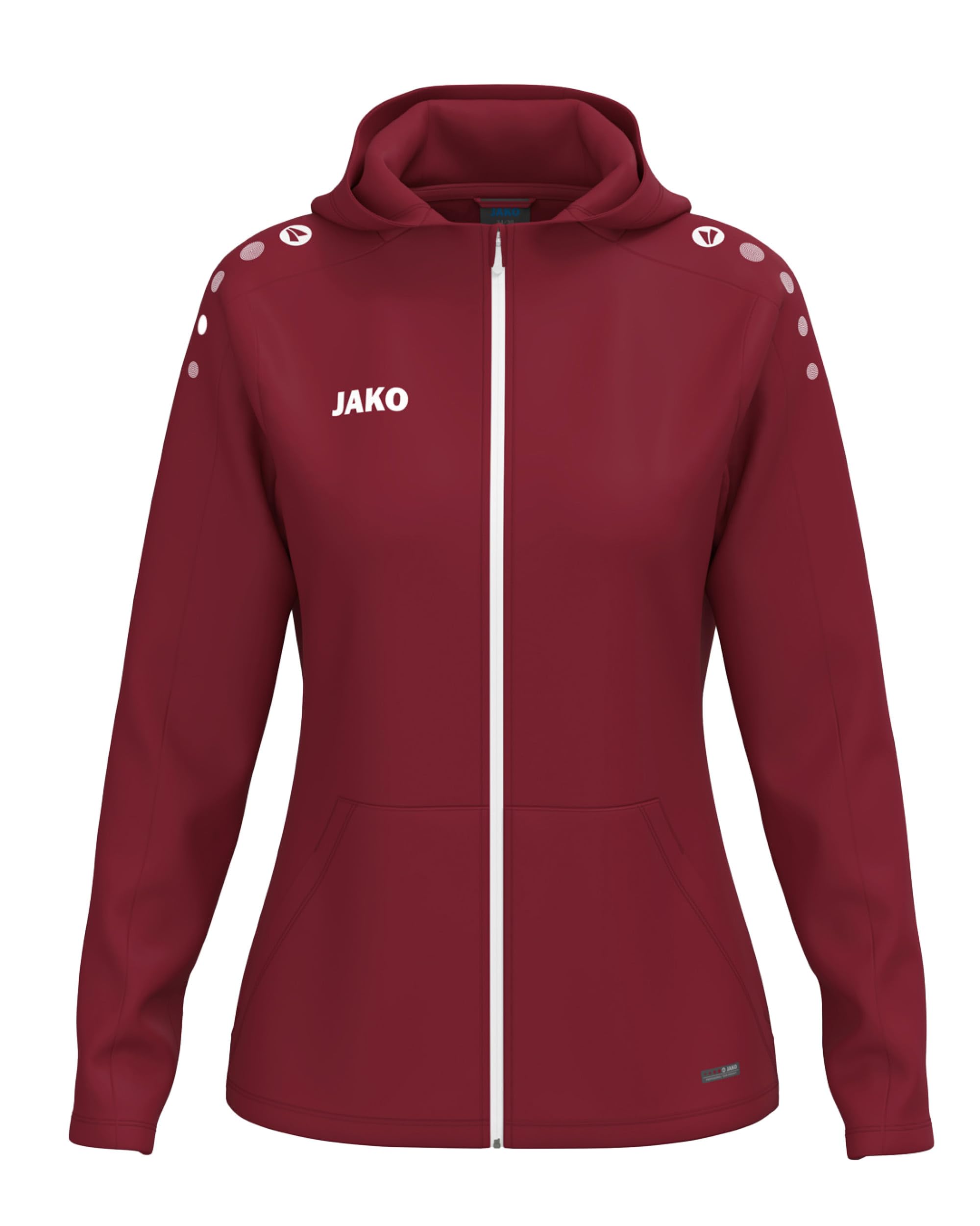jako-one-kapuzenjacke-damen-schwarz-micro-fleece image 6