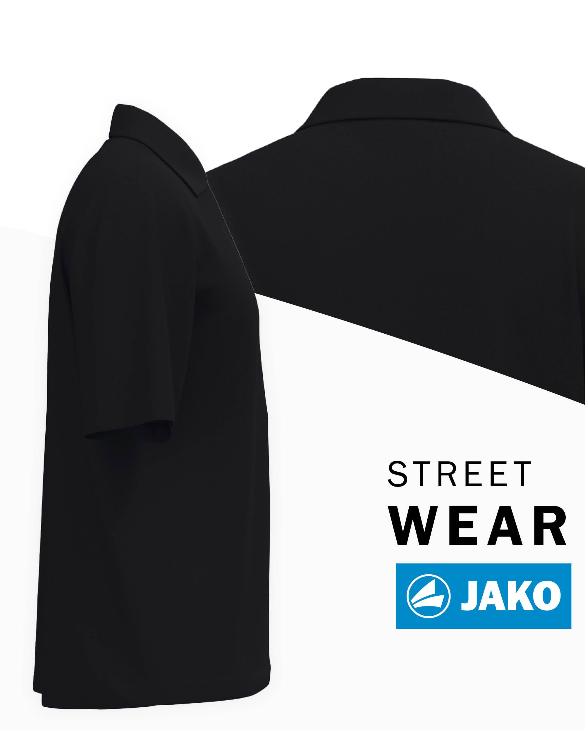 jako-wardrobe-polo-unisex-schwarz-bio-baumwolle image 2