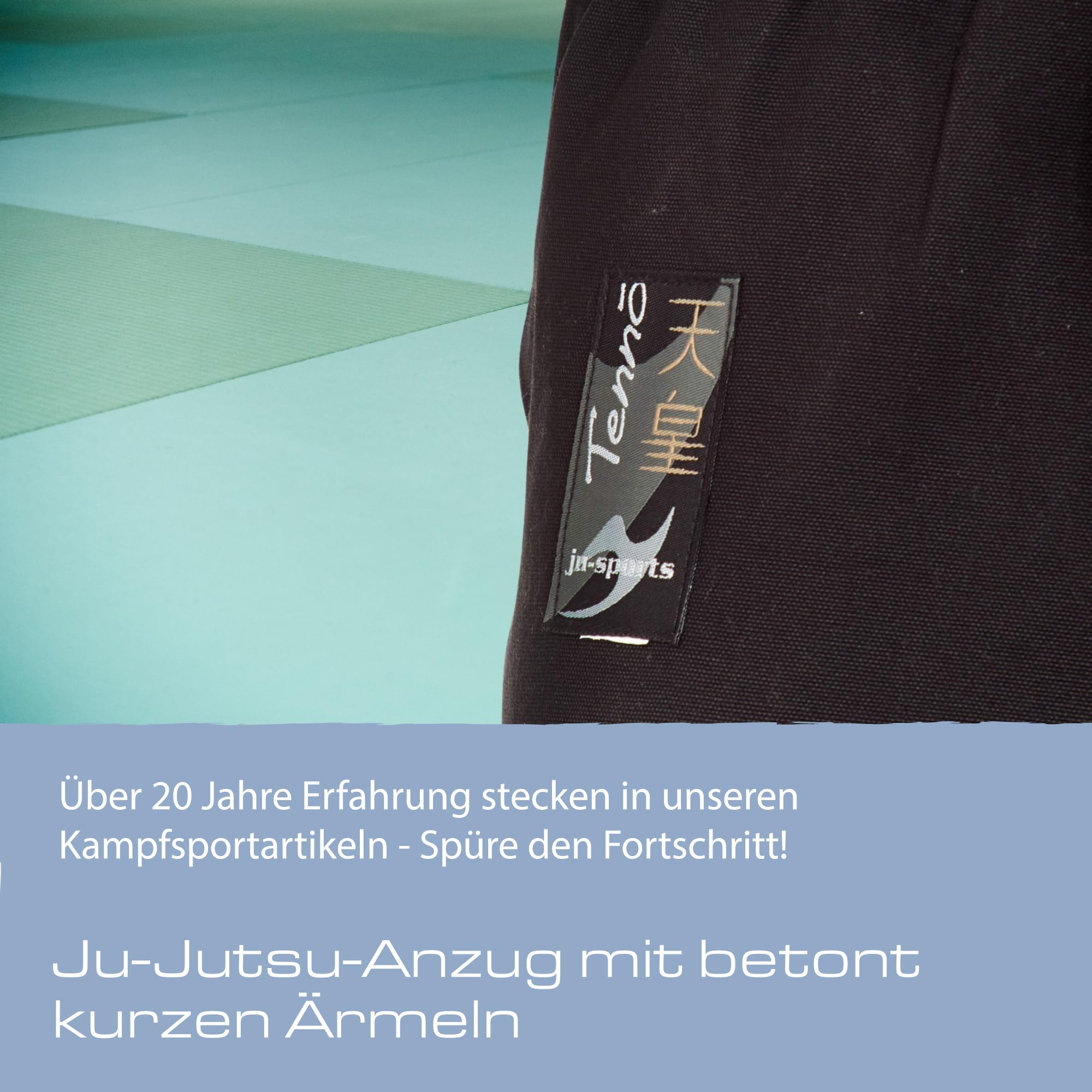 ju-sports-tenno-classic-ju-jutsu-anzug-schwarz-gr-180-baumwolle image 6