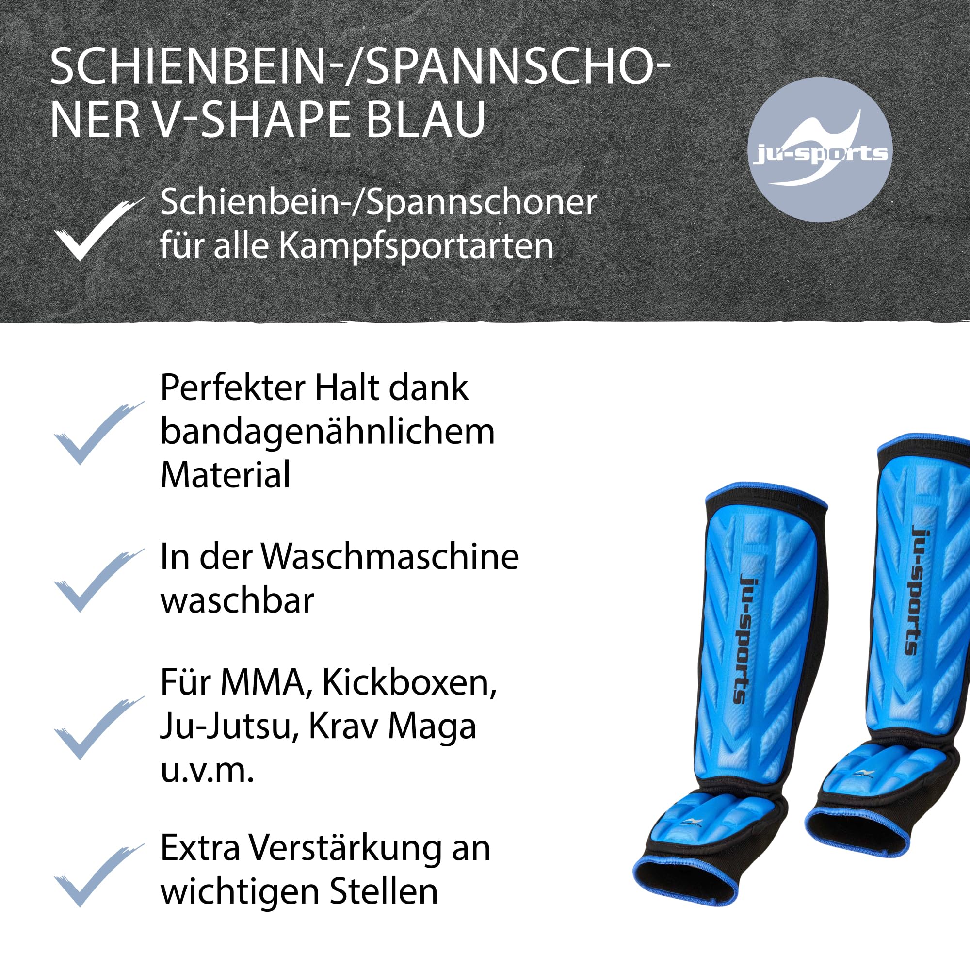 ju-sports-v-shape-c19-schienbeinschoner-baumwolle-l-xl image 5