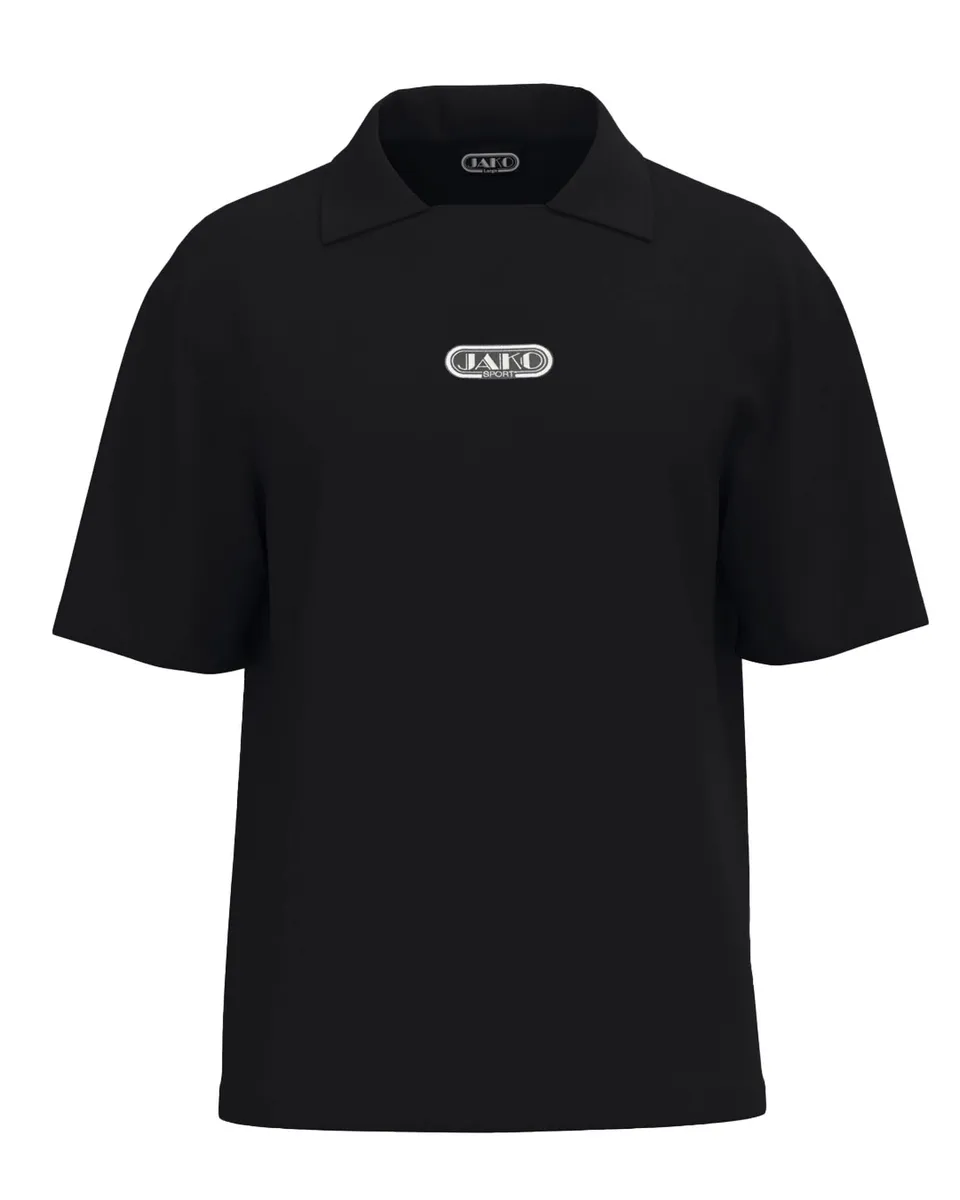 jako-wardrobe-polo-unisex-schwarz-bio-baumwolle image 1