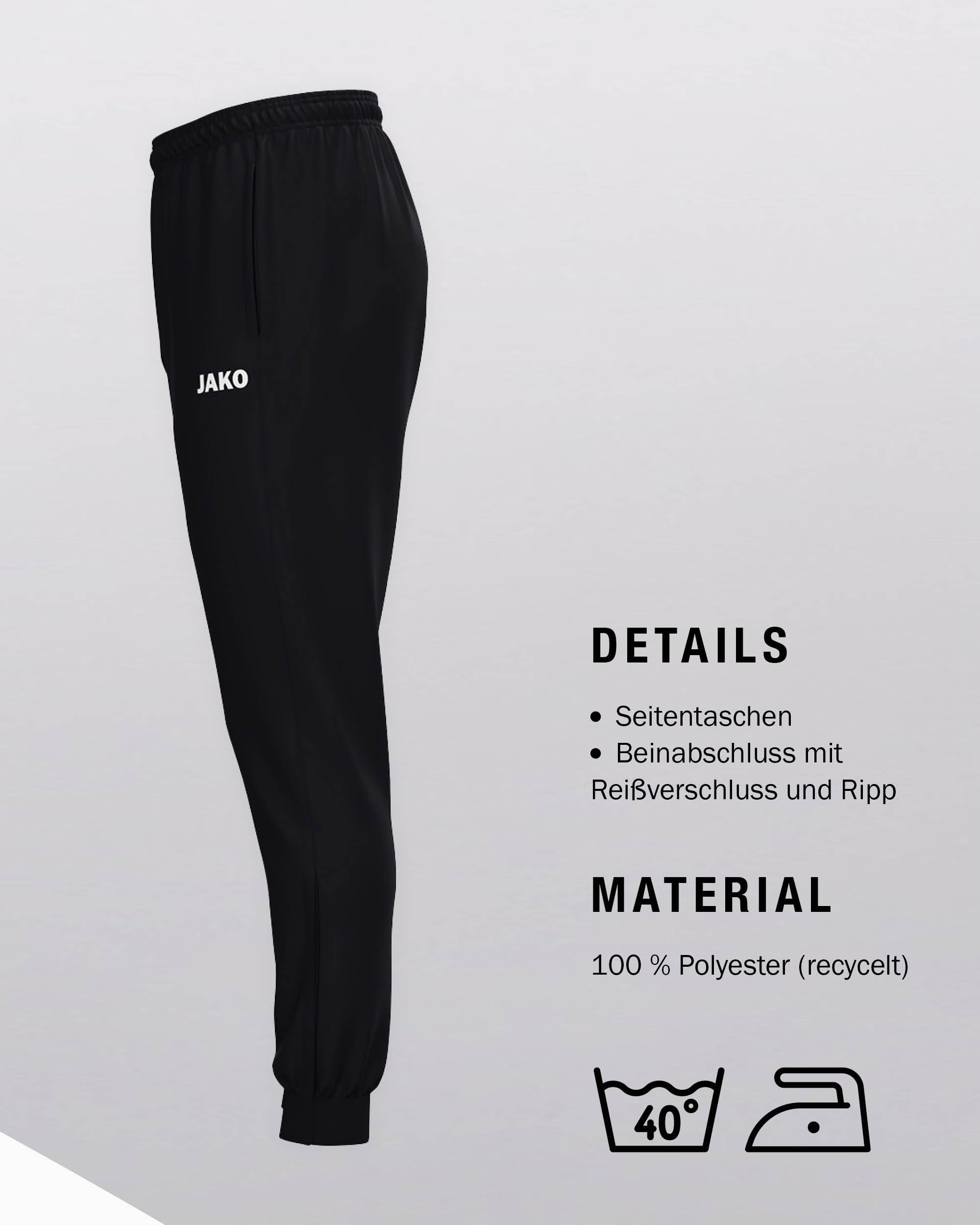 jako-one-polyesterhose-kurzgr-e-schwarz-recycelt image 4
