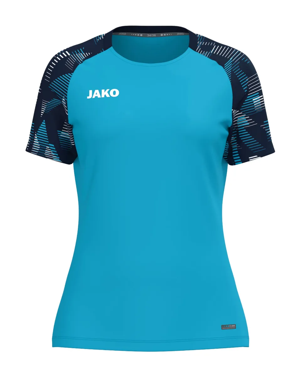 jako-sonic-damen-t-shirt-aqua-marine-recyceltes-polyester image 1