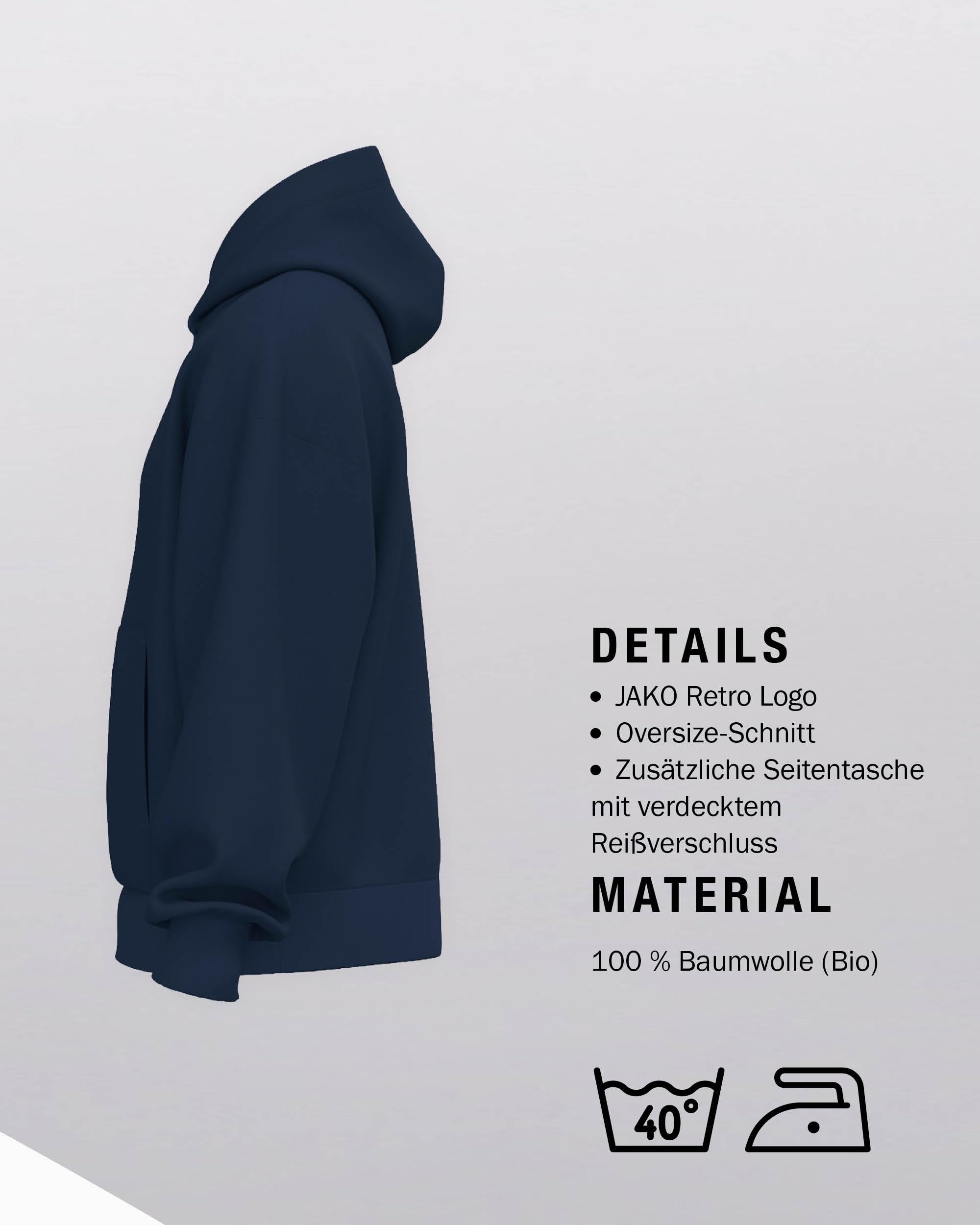 jako-wardrobe-hoodie-unisex-xs-blau-bio-baumwolle image 5