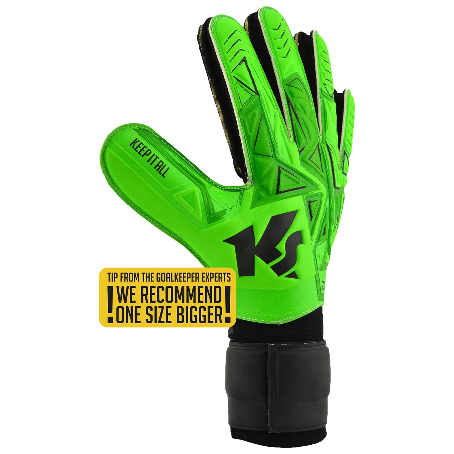keepersport-varan7-zone-torwarthandschuhe-gr-e-4-fingersave-gr-n image 2
