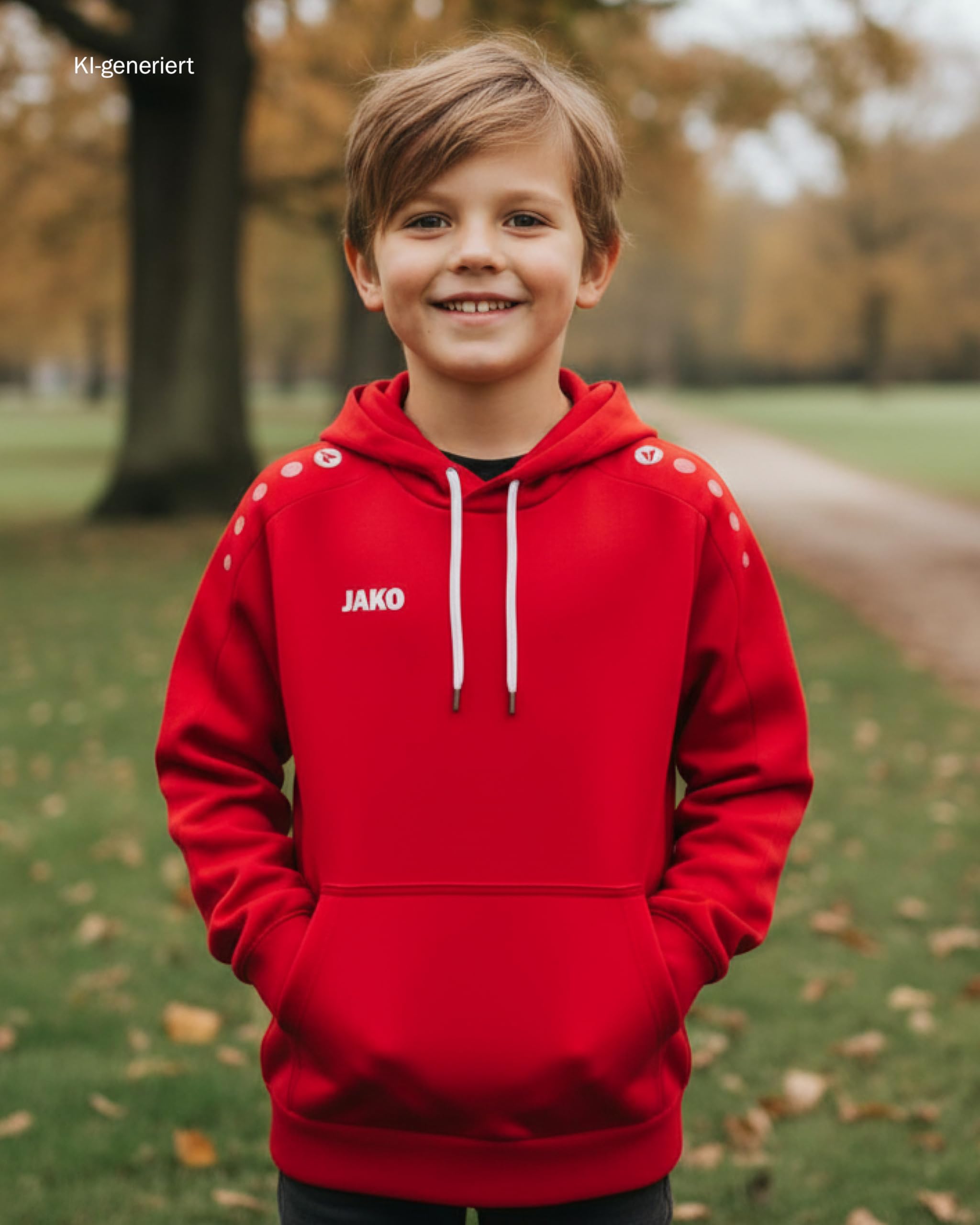 jako-one-cotton-kapuzenpullover-kinder-schwarz-baumwolle image 2